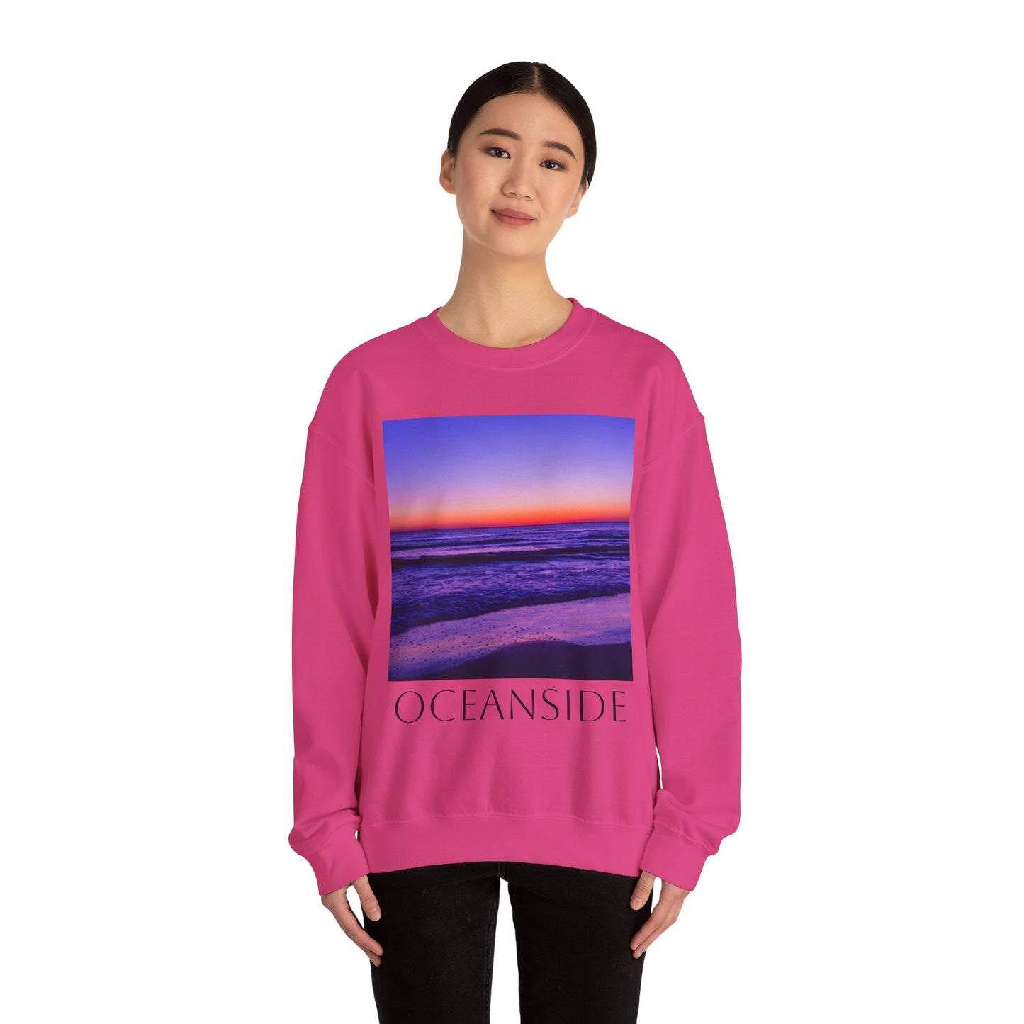 Oceanside- Unisex Heavy Blend™ Crewneck Sweatshirt