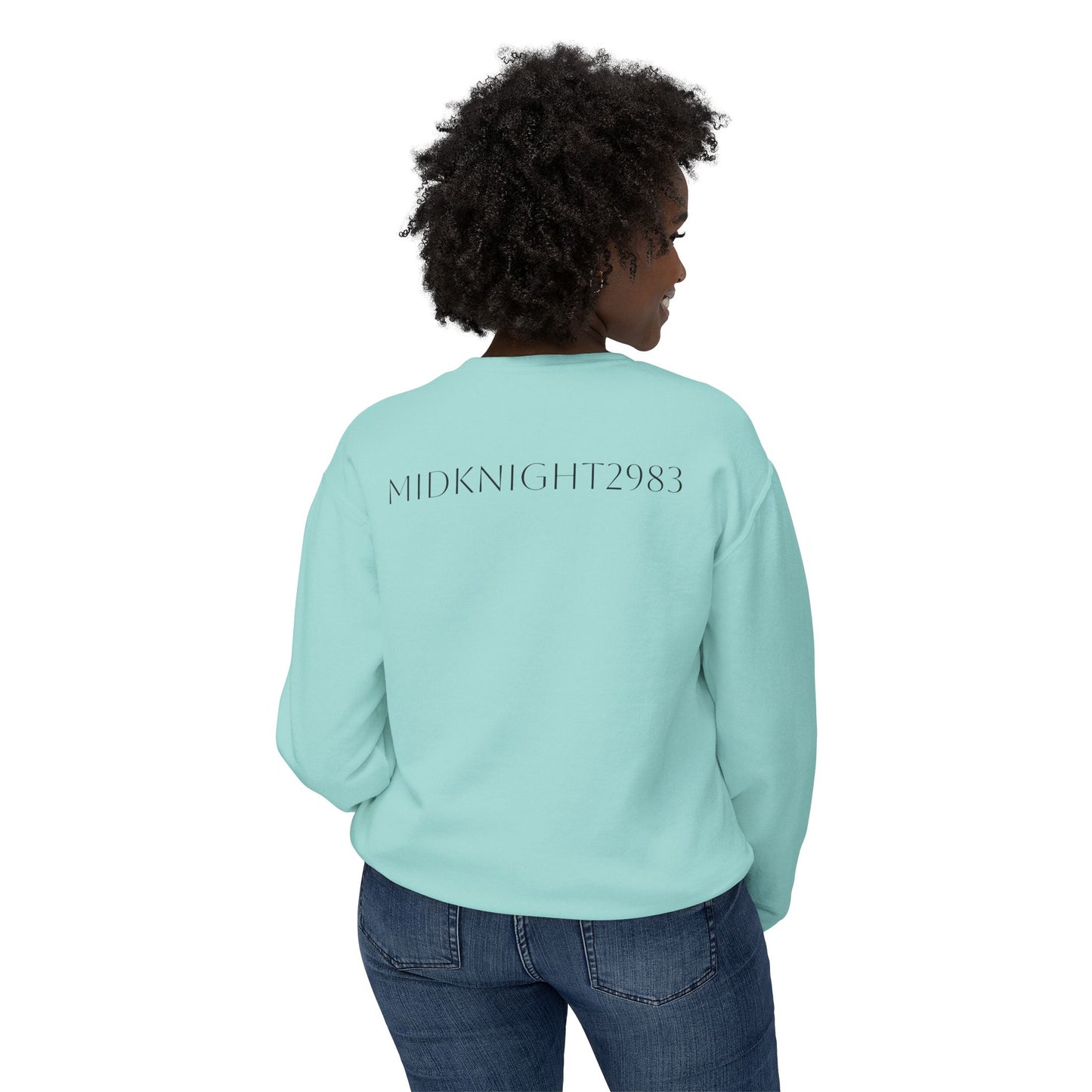 I'm Only At Home In Your Eyes- Unisex Lightweight Crewneck Sweatshirt