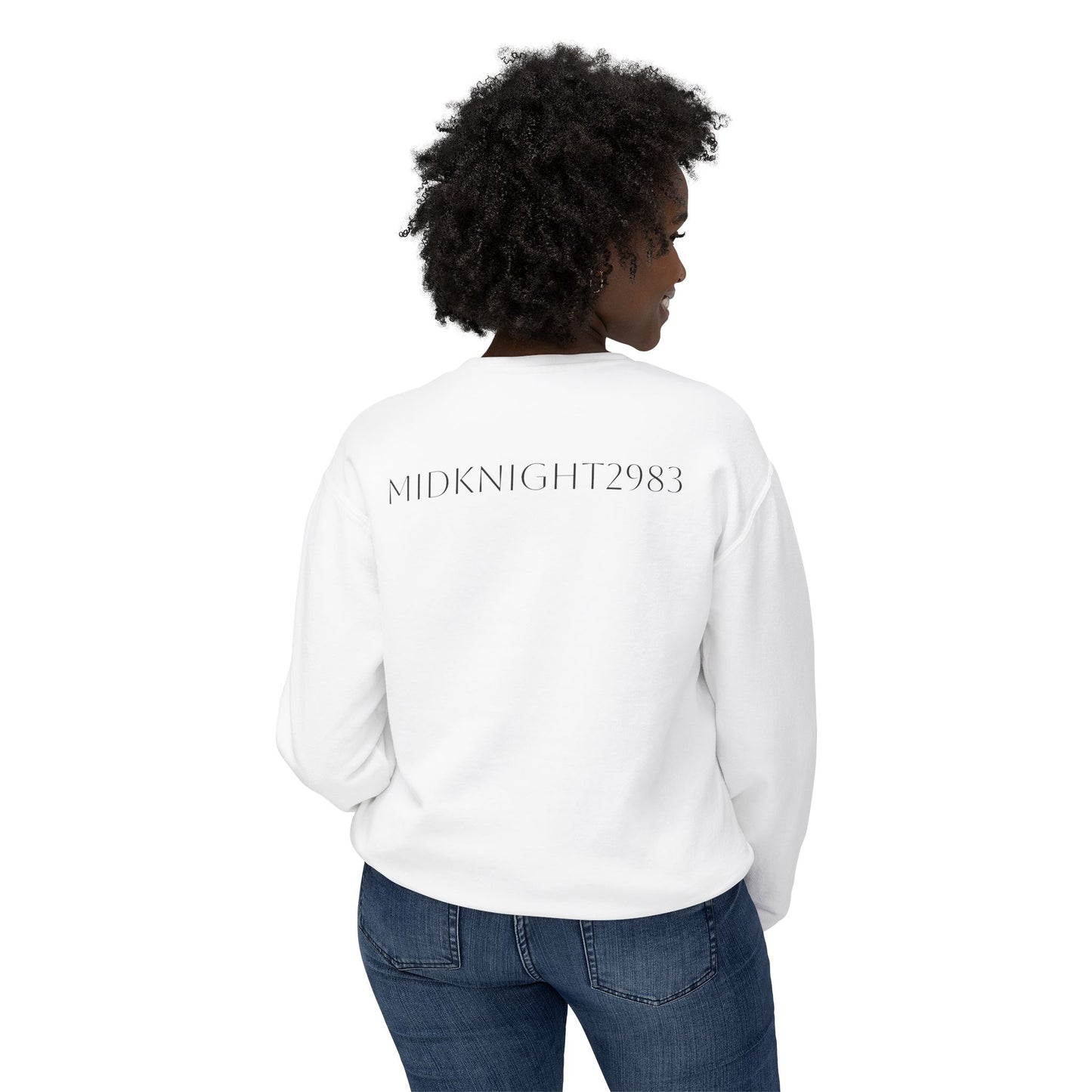 I'm Only At Home In Your Eyes- Unisex Lightweight Crewneck Sweatshirt