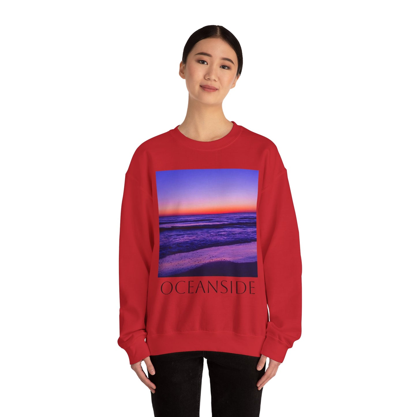 Oceanside- Unisex Heavy Blend™ Crewneck Sweatshirt