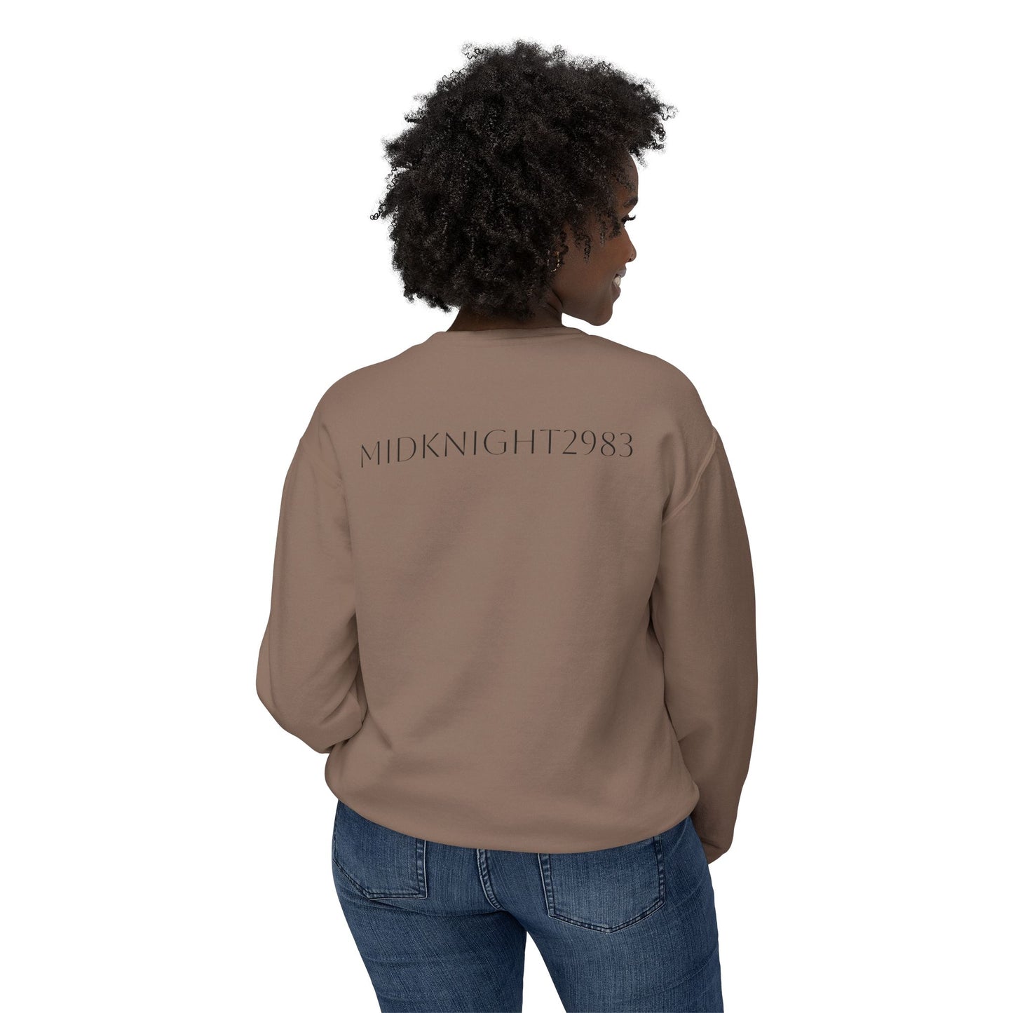 I'm Only At Home In Your Eyes- Unisex Lightweight Crewneck Sweatshirt