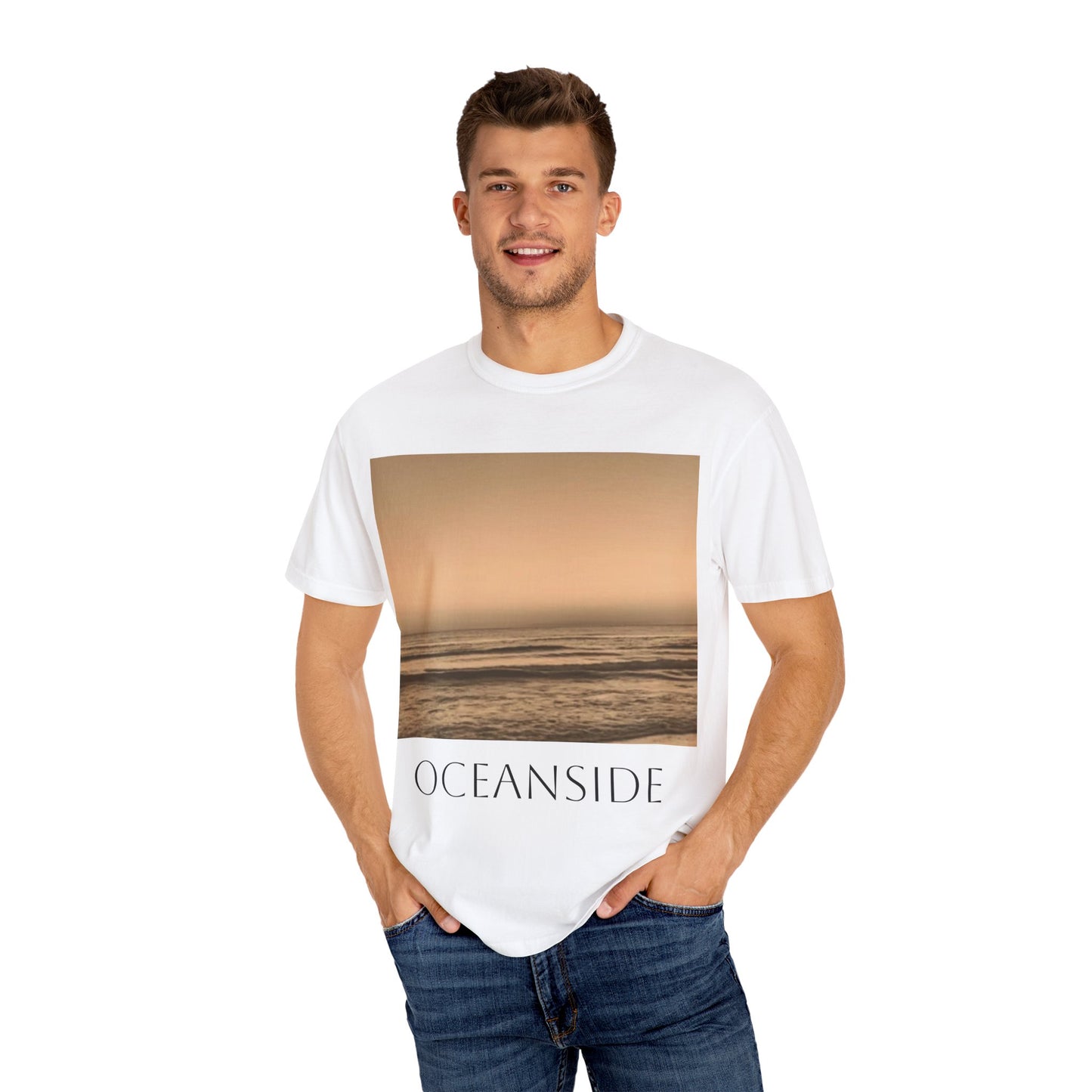 Oceanside-Unisex Garment-Dyed T-shirt