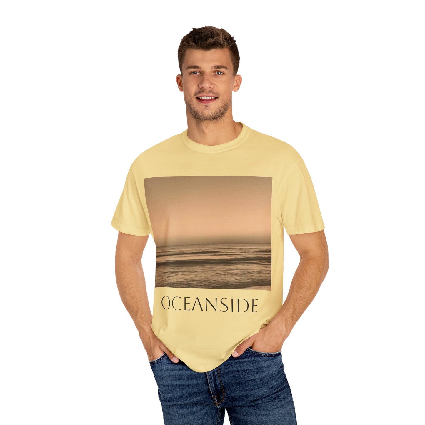 Oceanside-Unisex Garment-Dyed T-shirt