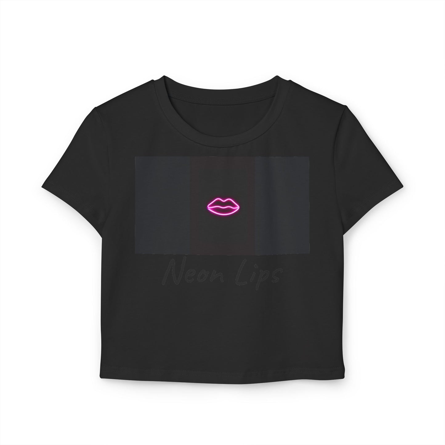 Neon Lips Women's Baby Tee