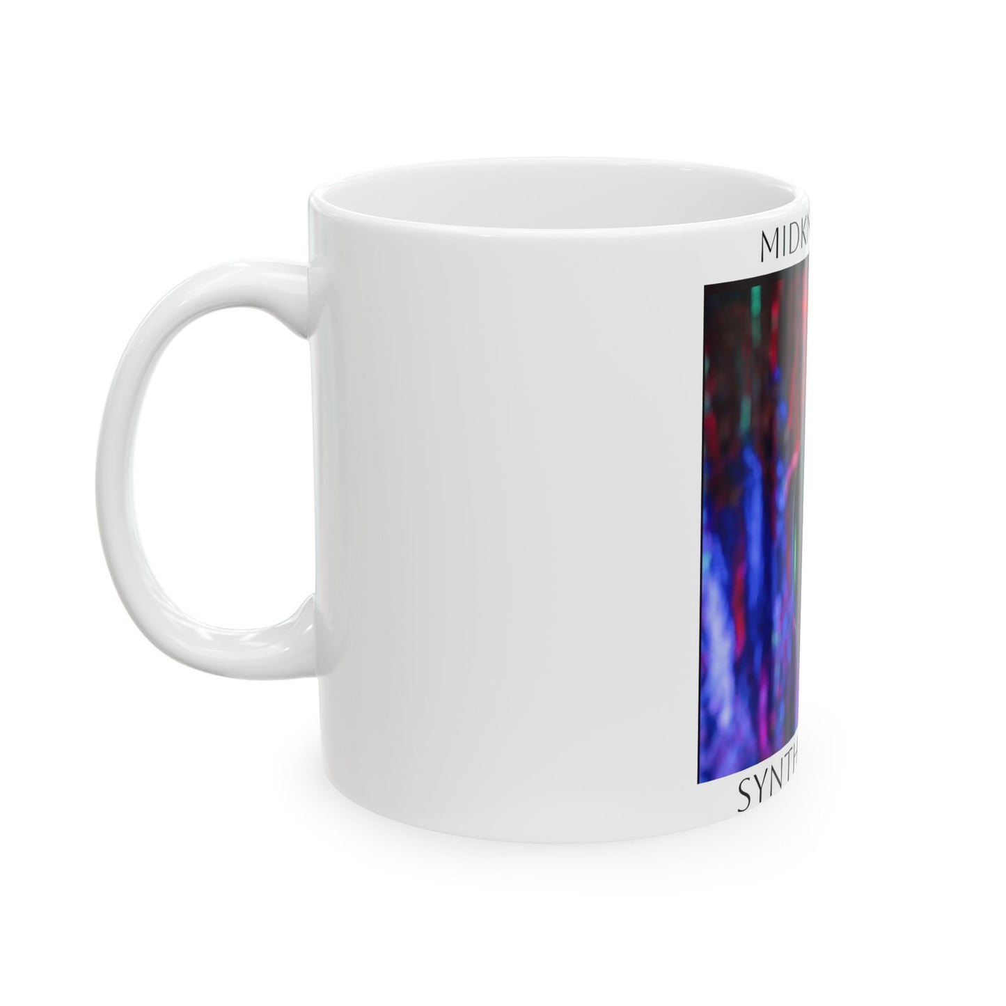 Synthetic Love- White Ceramic Mug, (11oz, 15oz)