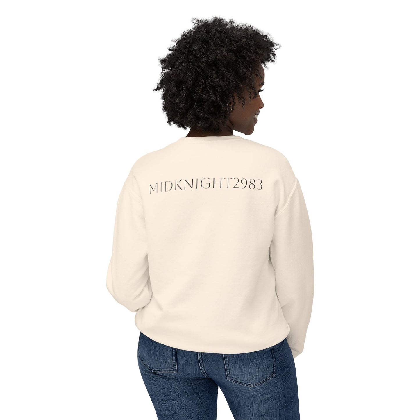 I'm Only At Home In Your Eyes- Unisex Lightweight Crewneck Sweatshirt
