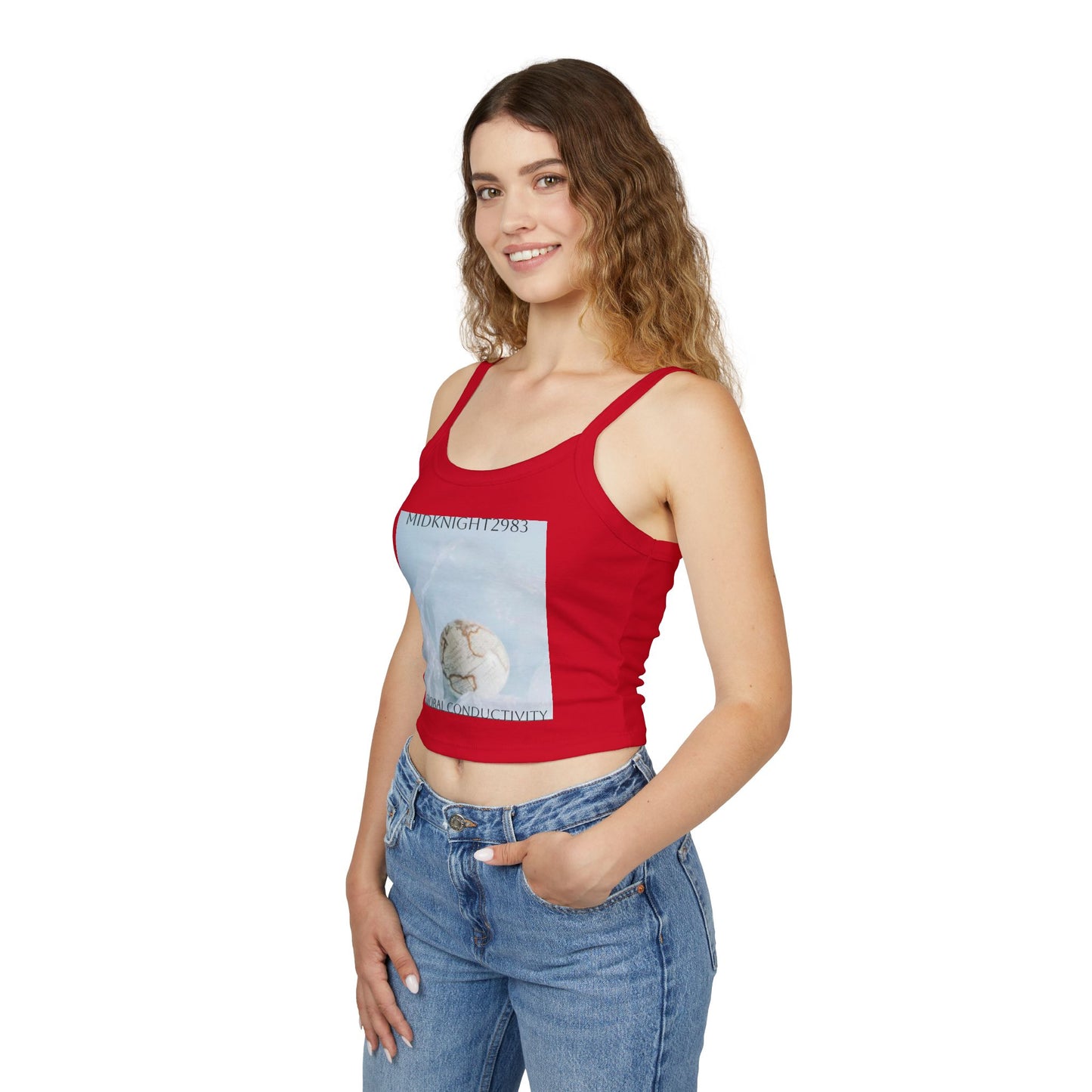 Global Conductivity- Women's Spaghetti Strap Tank Top