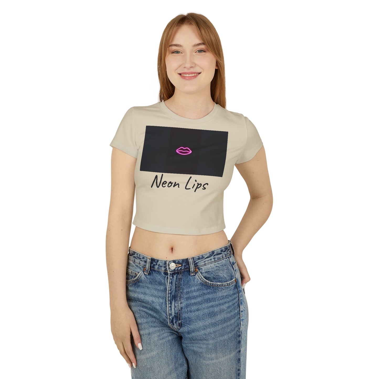 Neon Lips Women's Baby Tee