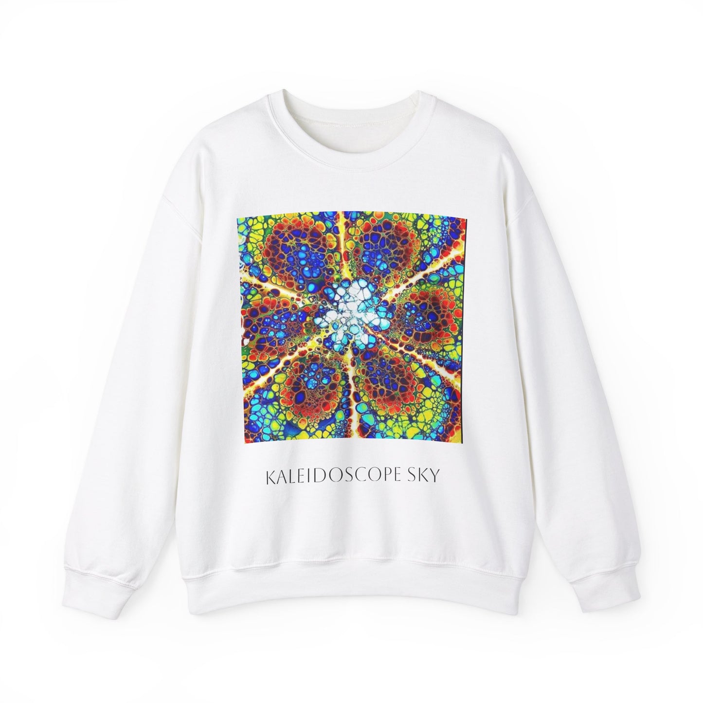Kaleidoscope Sky- Unisex Heavy Blend™ Crewneck Sweatshirt