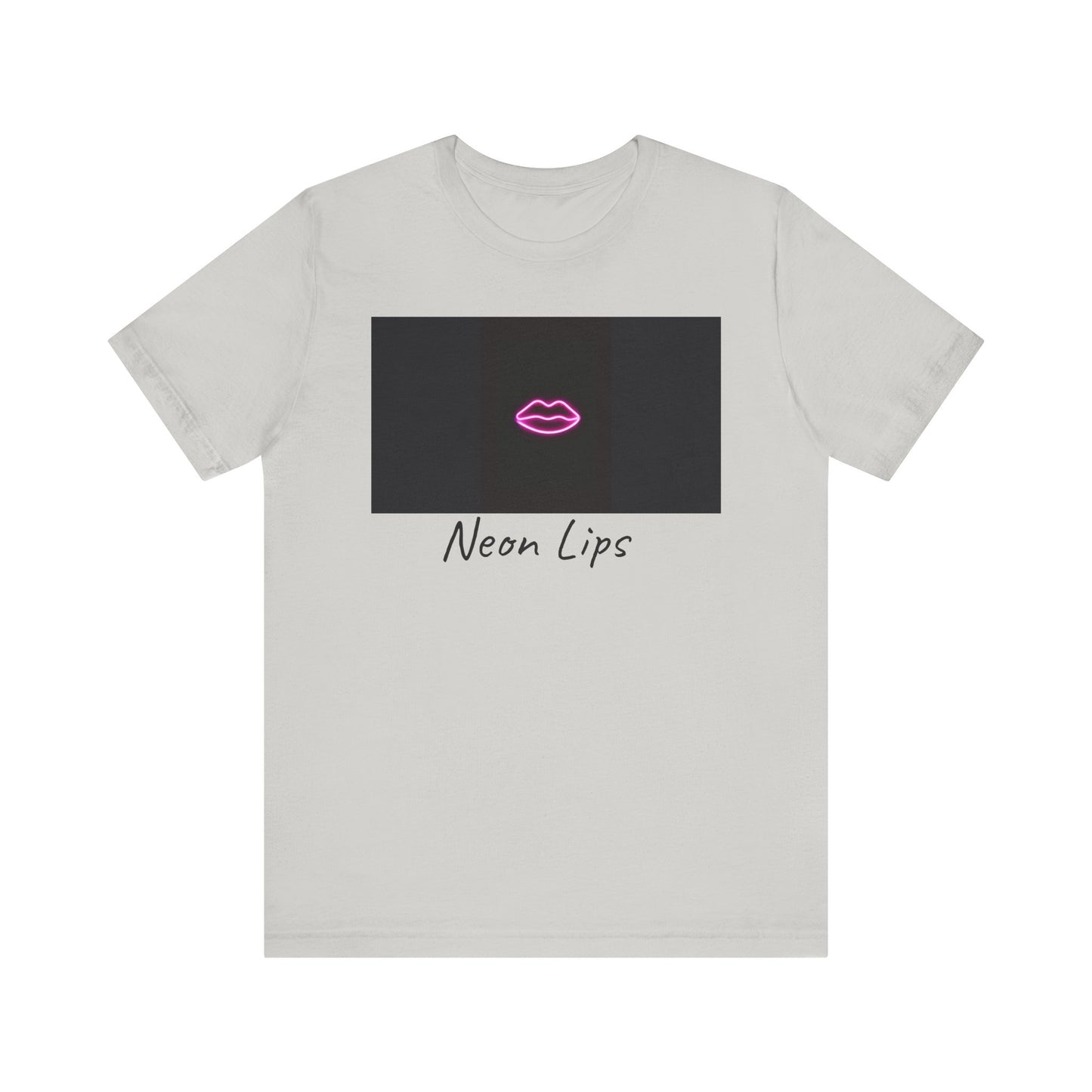 Neon Lips Unisex Jersey Short Sleeve Tee