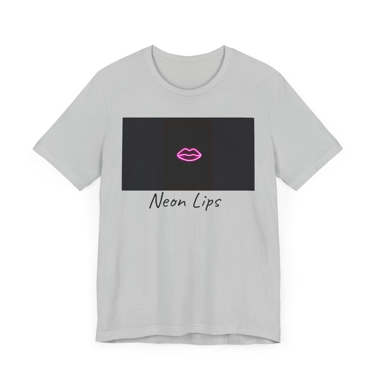 Neon Lips Unisex Jersey Short Sleeve Tee