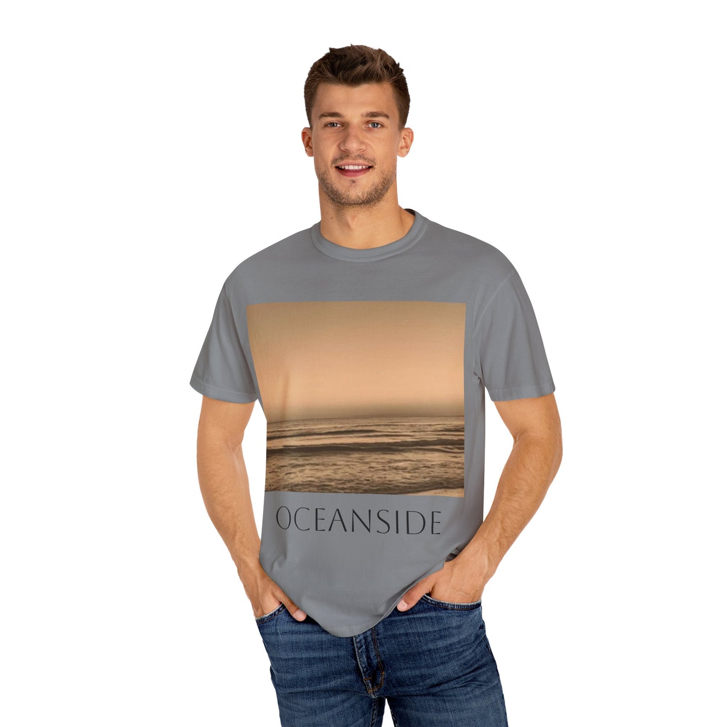 Oceanside-Unisex Garment-Dyed T-shirt