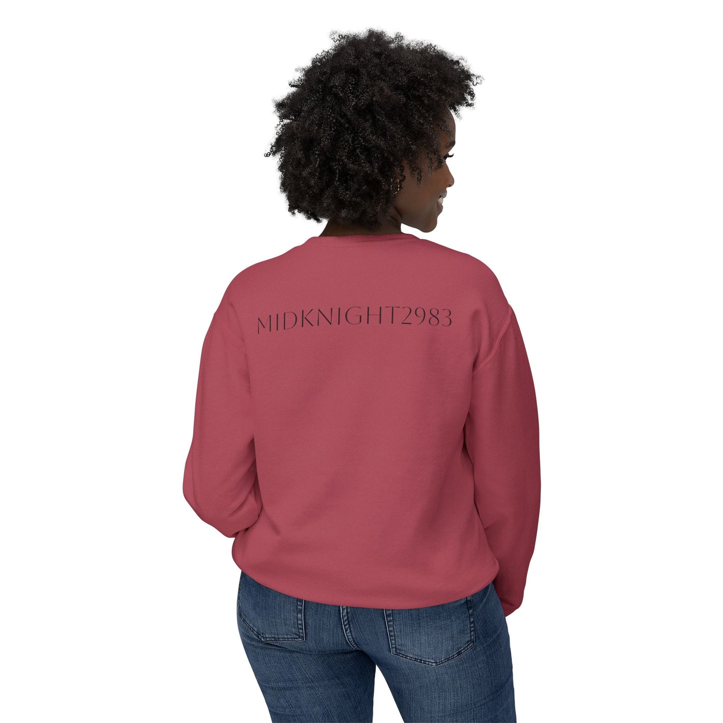 I'm Only At Home In Your Eyes- Unisex Lightweight Crewneck Sweatshirt