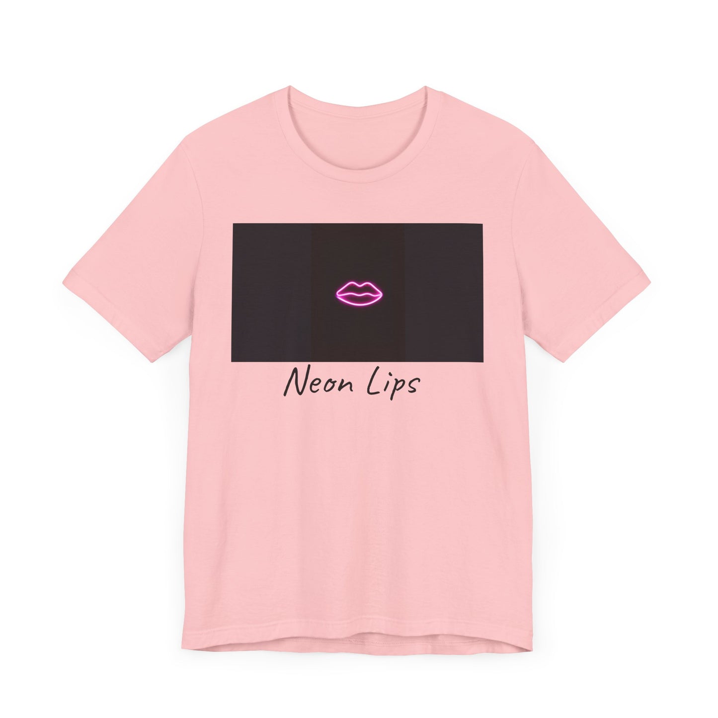 Neon Lips Unisex Jersey Short Sleeve Tee
