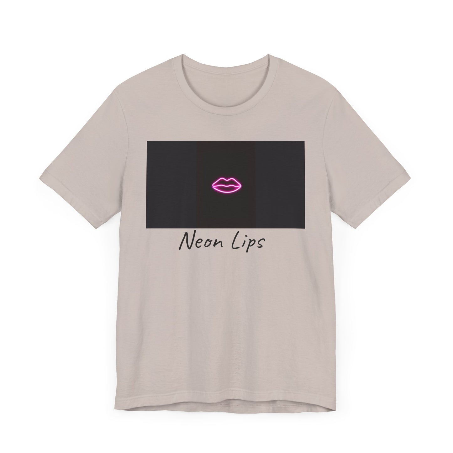 Neon Lips Unisex Jersey Short Sleeve Tee