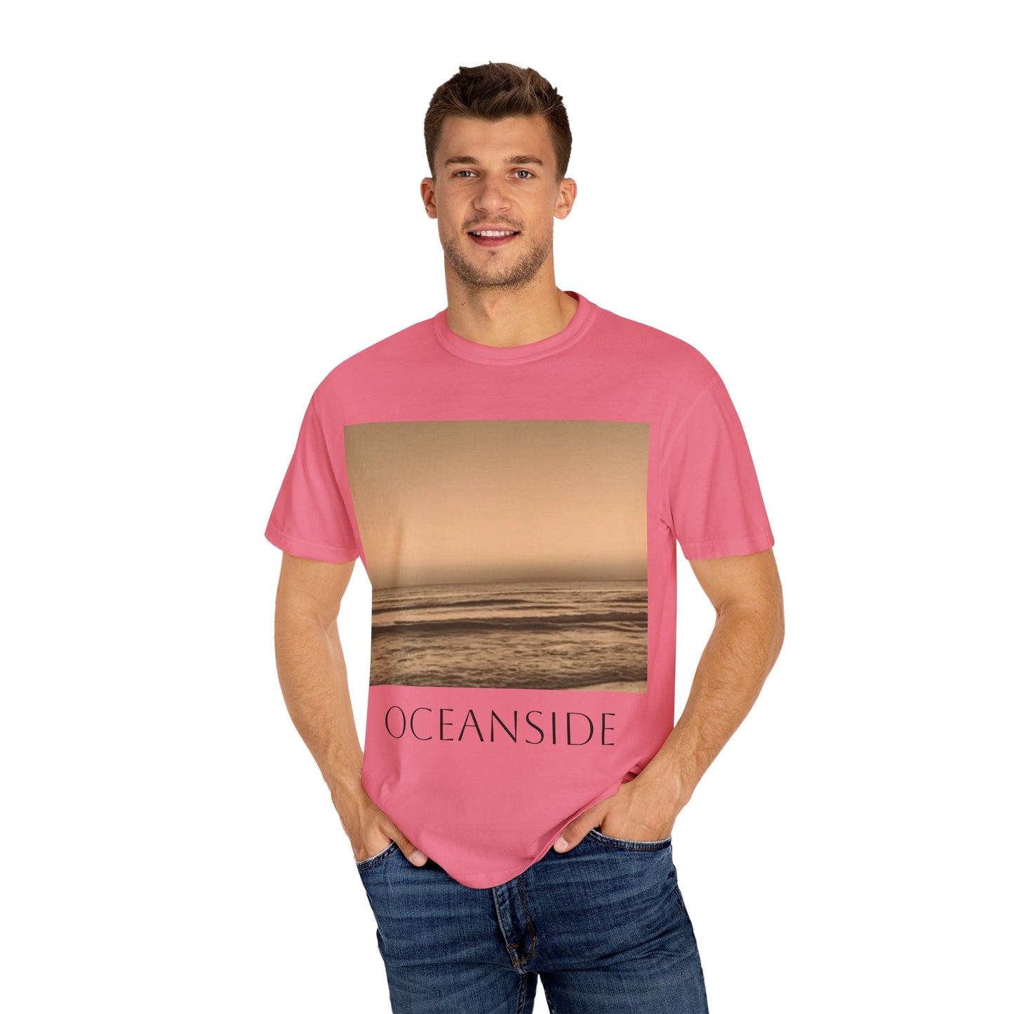 Oceanside-Unisex Garment-Dyed T-shirt