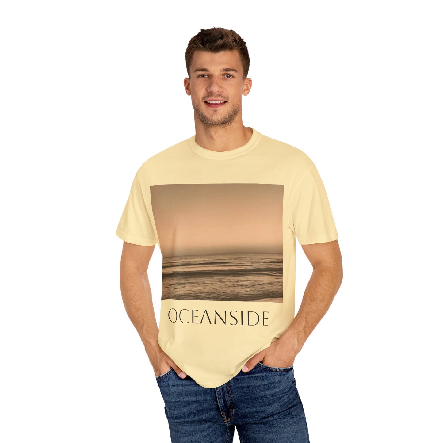 Oceanside-Unisex Garment-Dyed T-shirt