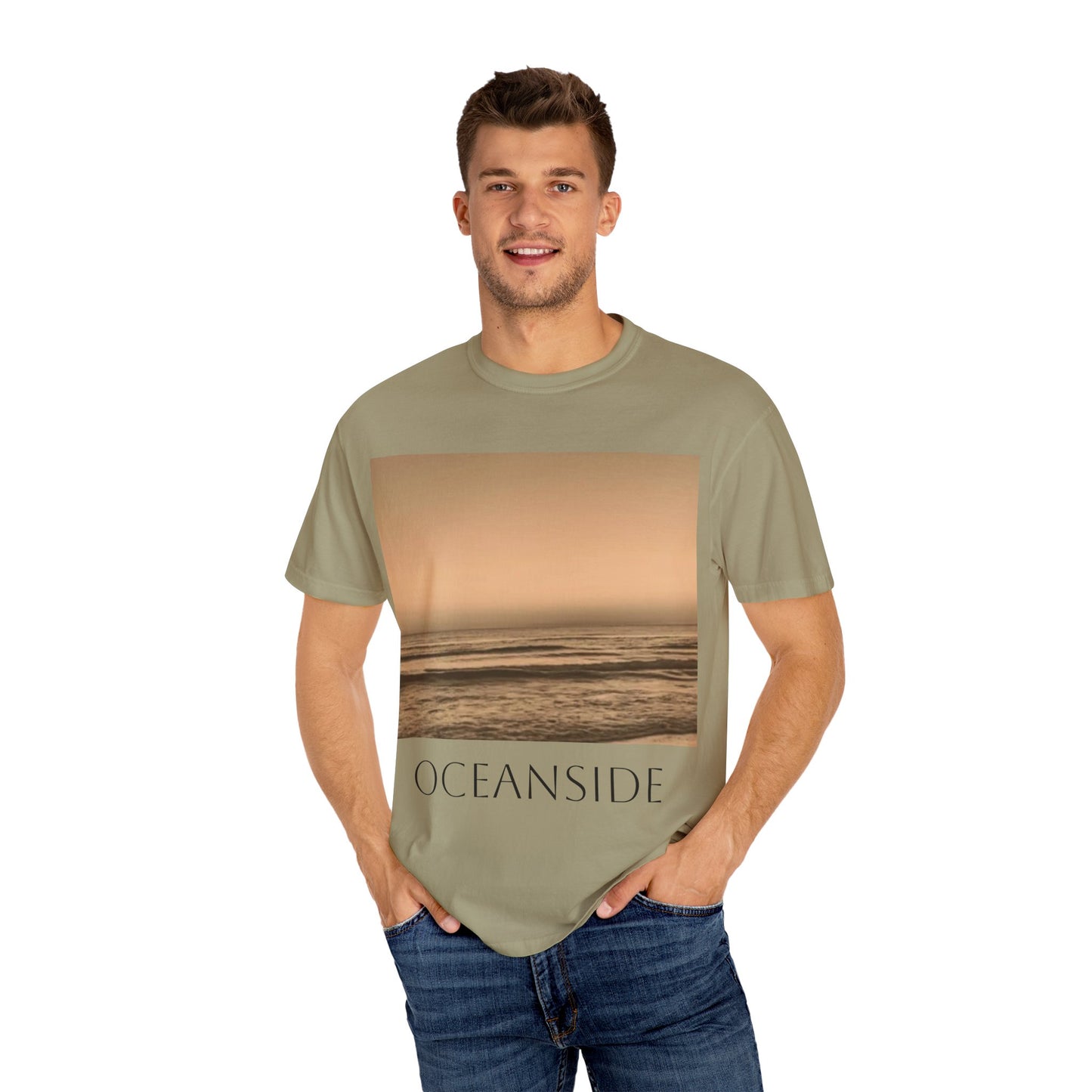 Oceanside-Unisex Garment-Dyed T-shirt