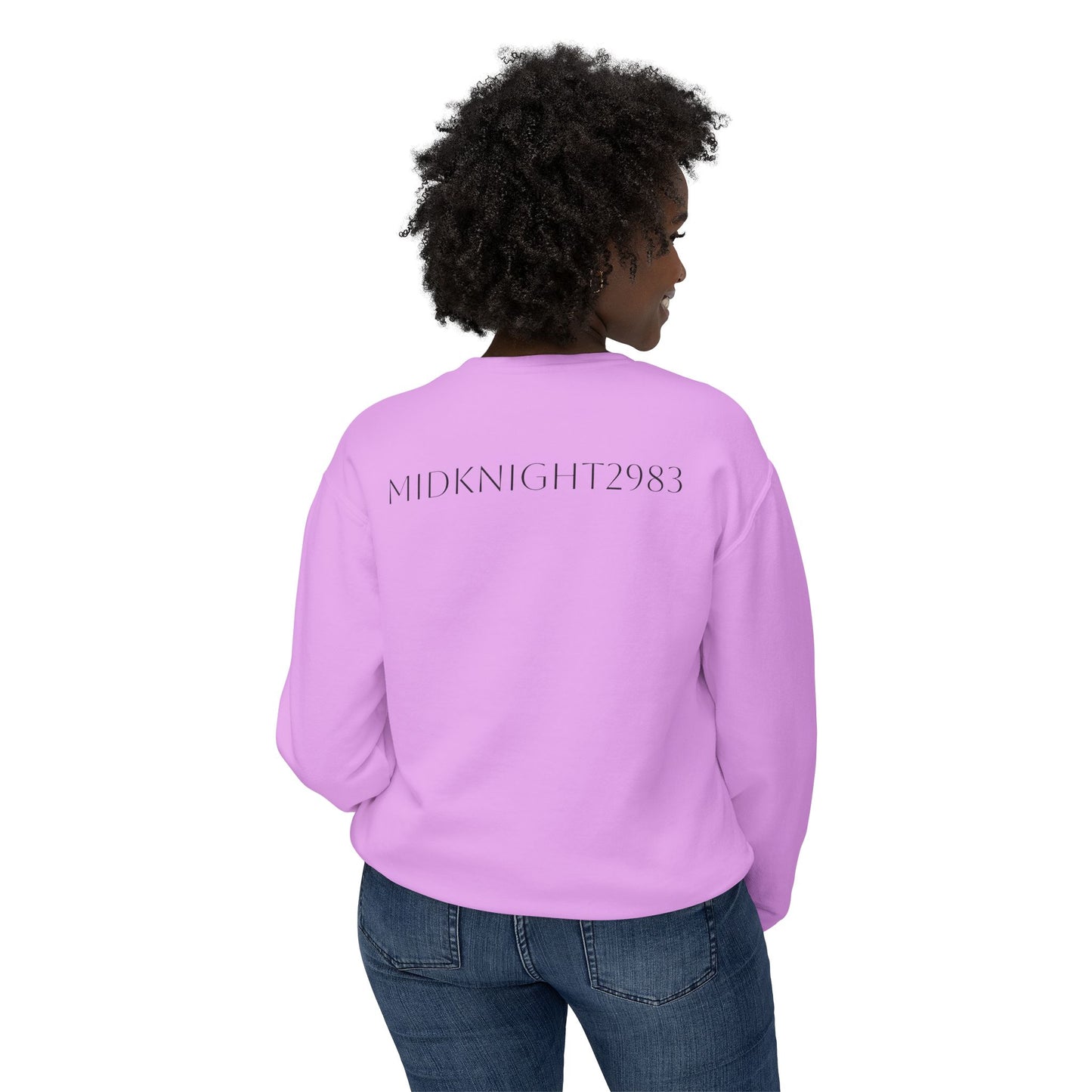 I'm Only At Home In Your Eyes- Unisex Lightweight Crewneck Sweatshirt