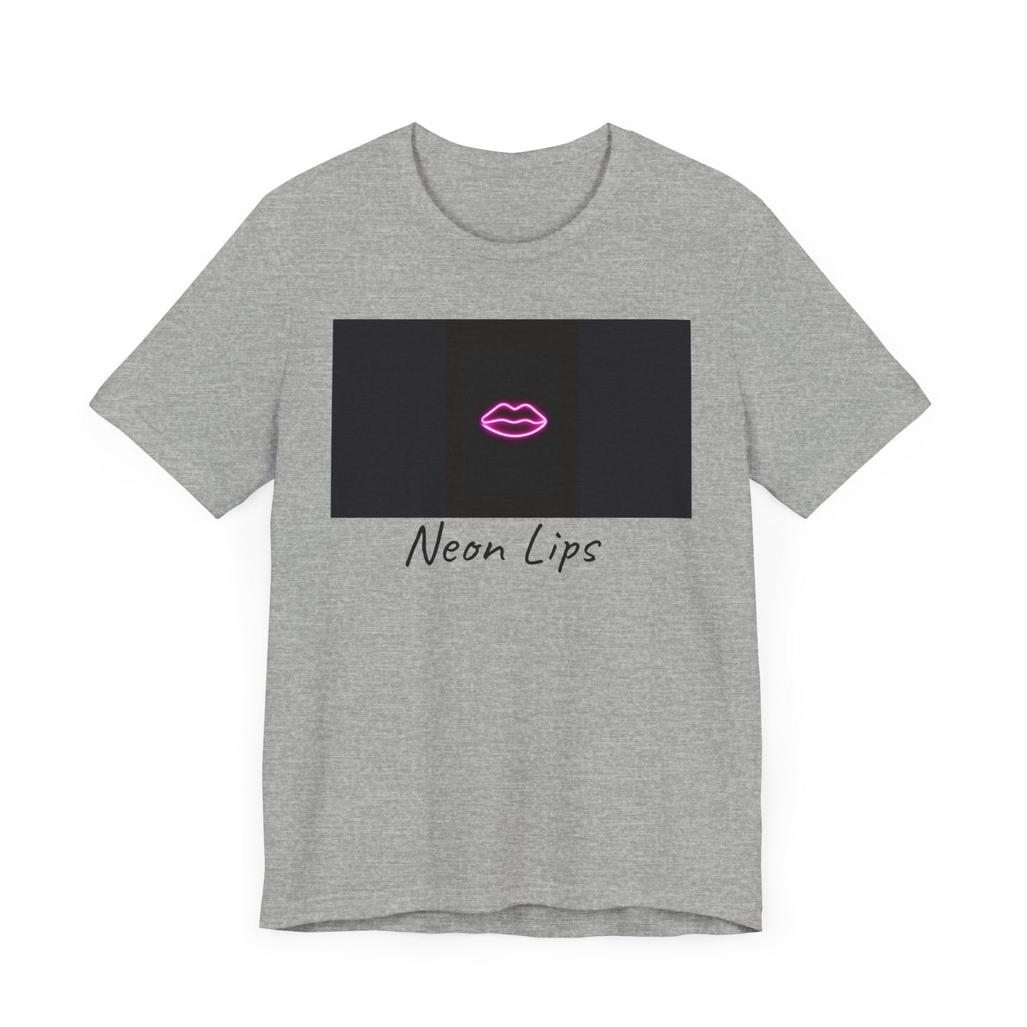 Neon Lips Unisex Jersey Short Sleeve Tee