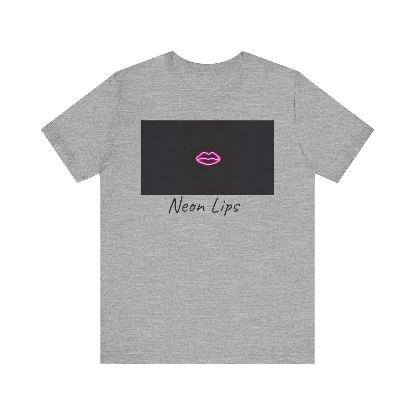Neon Lips Unisex Jersey Short Sleeve Tee