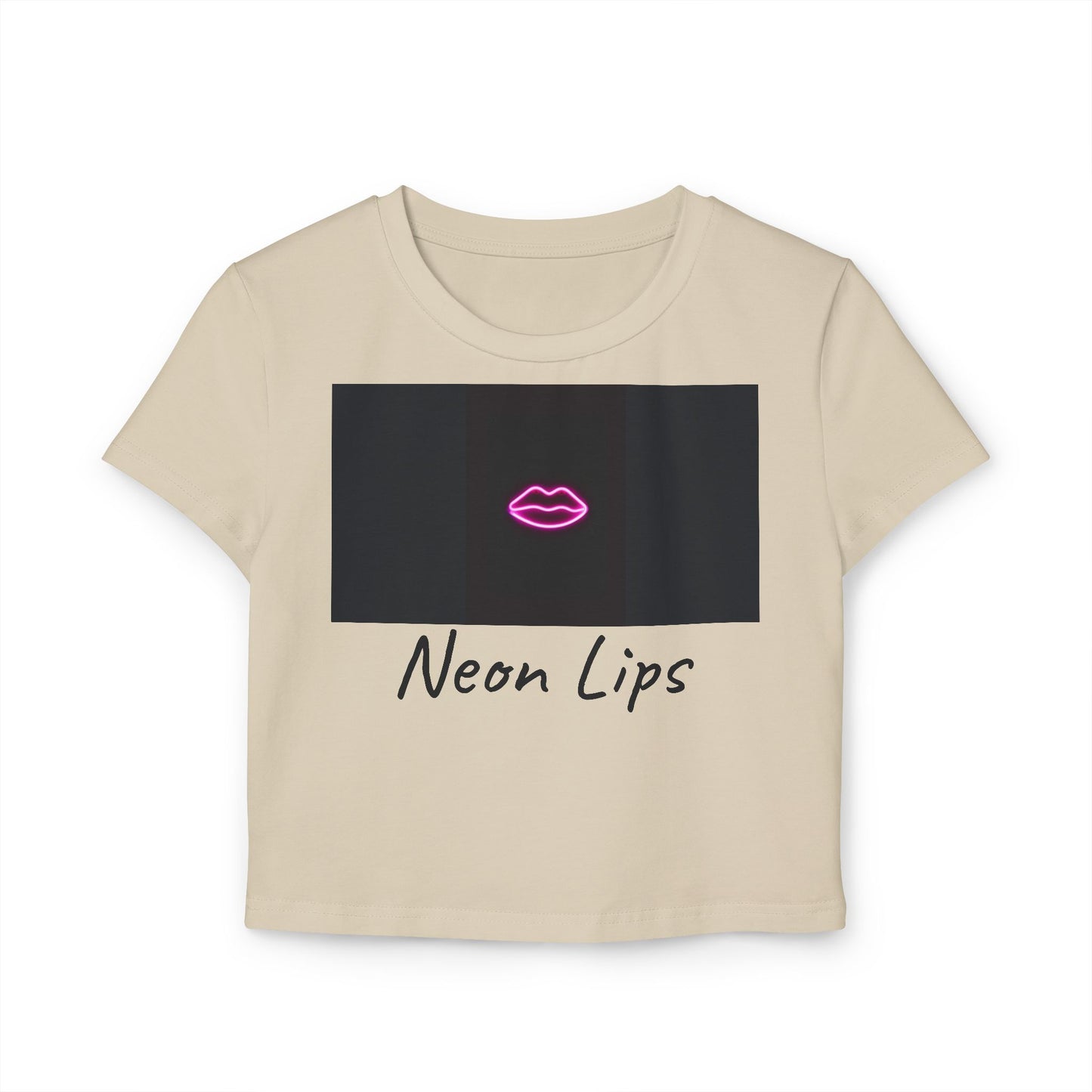 Neon Lips Women's Baby Tee