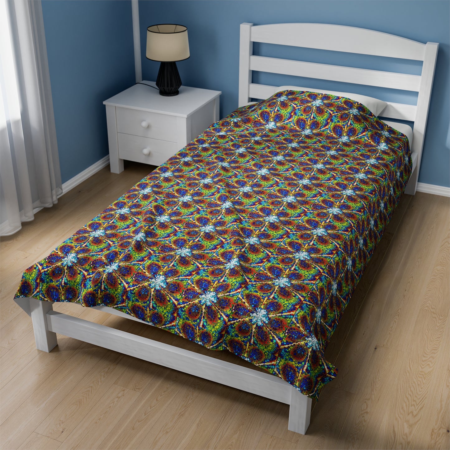 Kaleidoscope Sky-Velveteen Plush Blanket