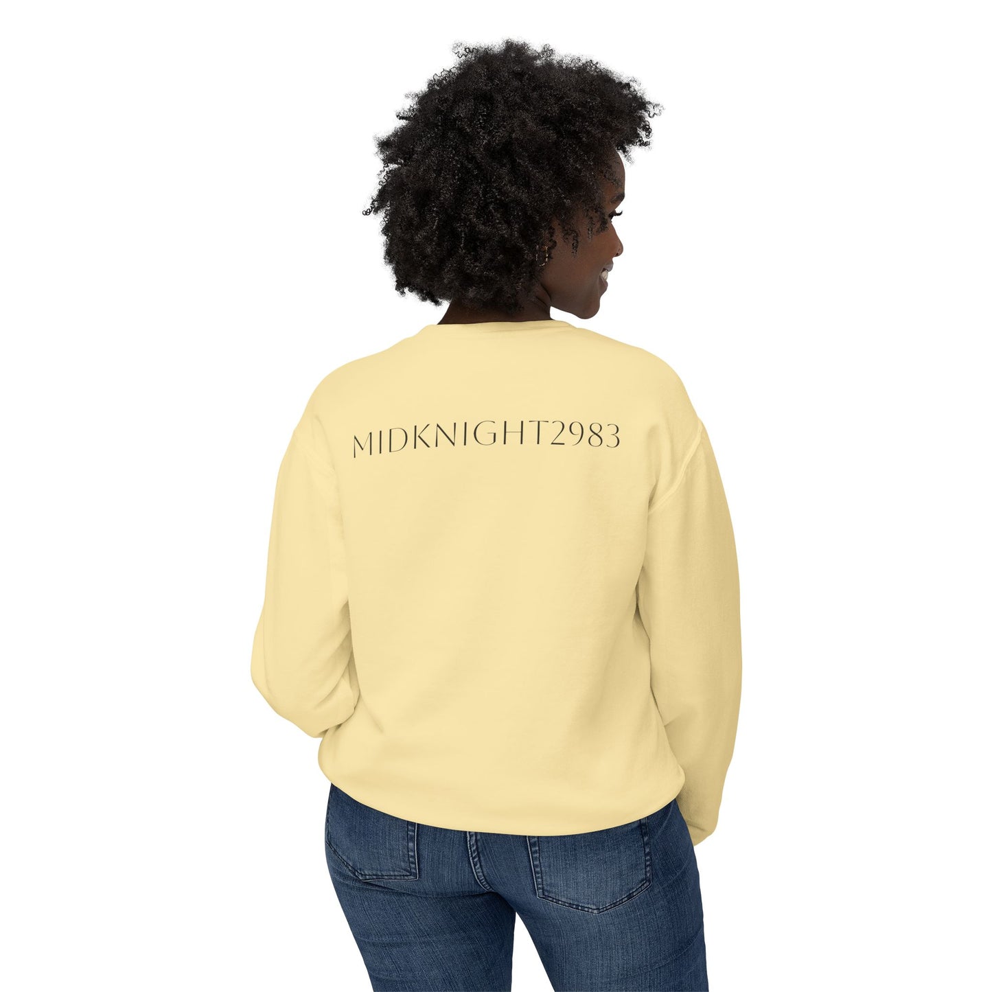 I'm Only At Home In Your Eyes- Unisex Lightweight Crewneck Sweatshirt
