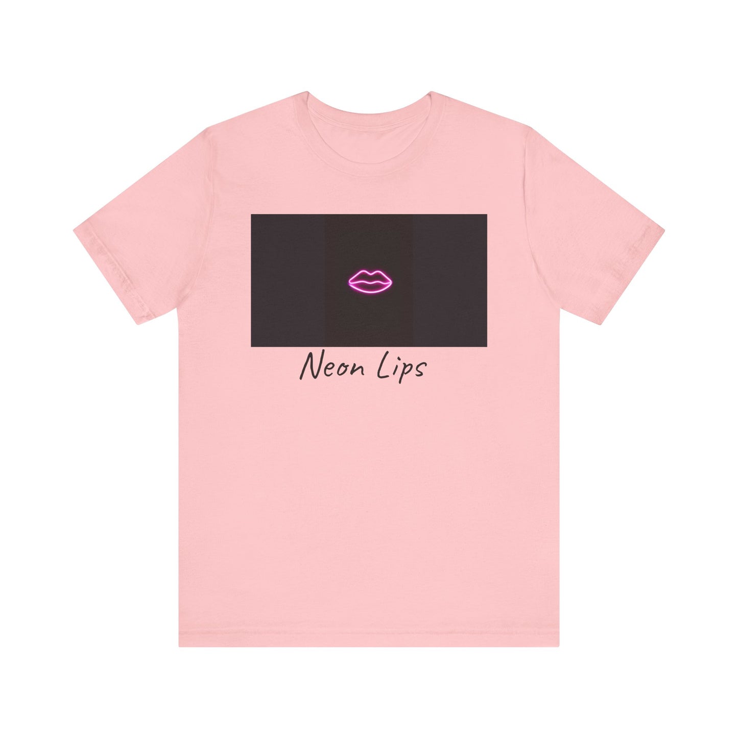Neon Lips Unisex Jersey Short Sleeve Tee