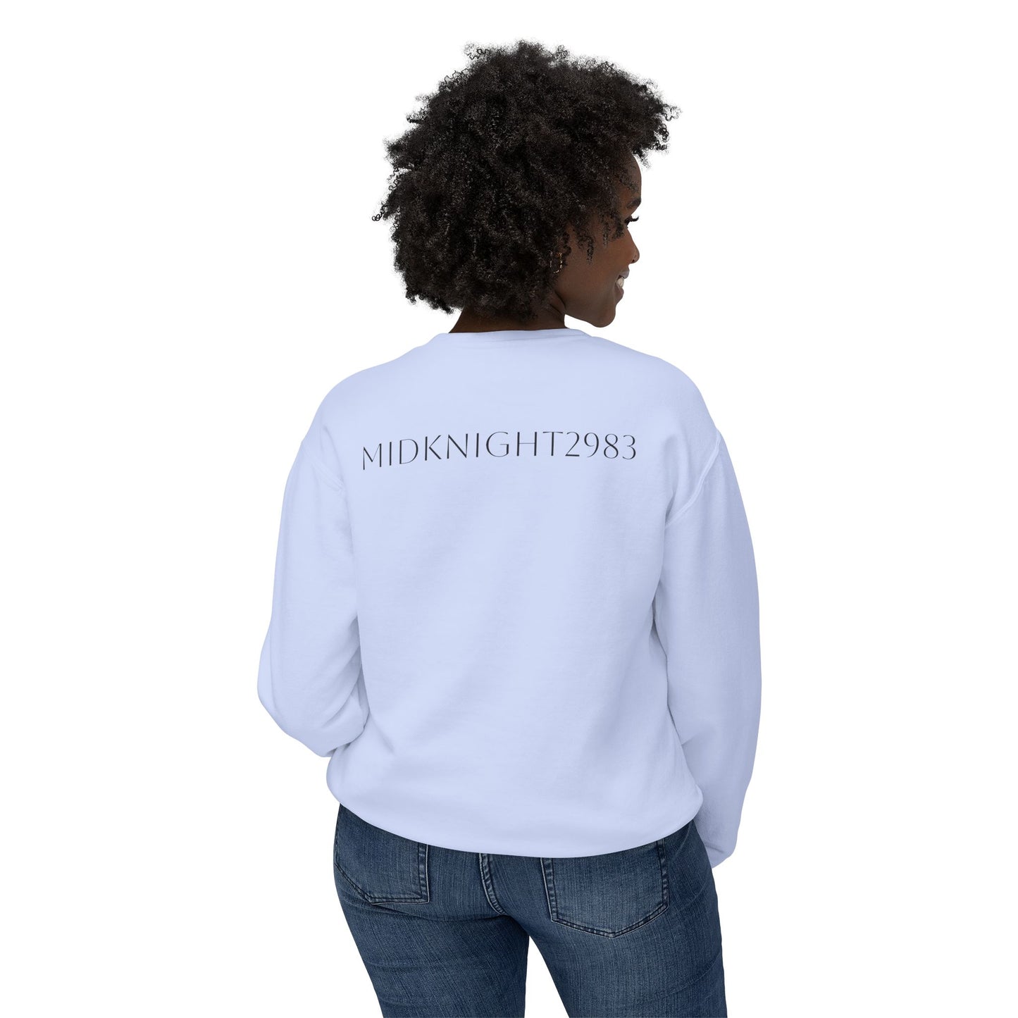 I'm Only At Home In Your Eyes- Unisex Lightweight Crewneck Sweatshirt