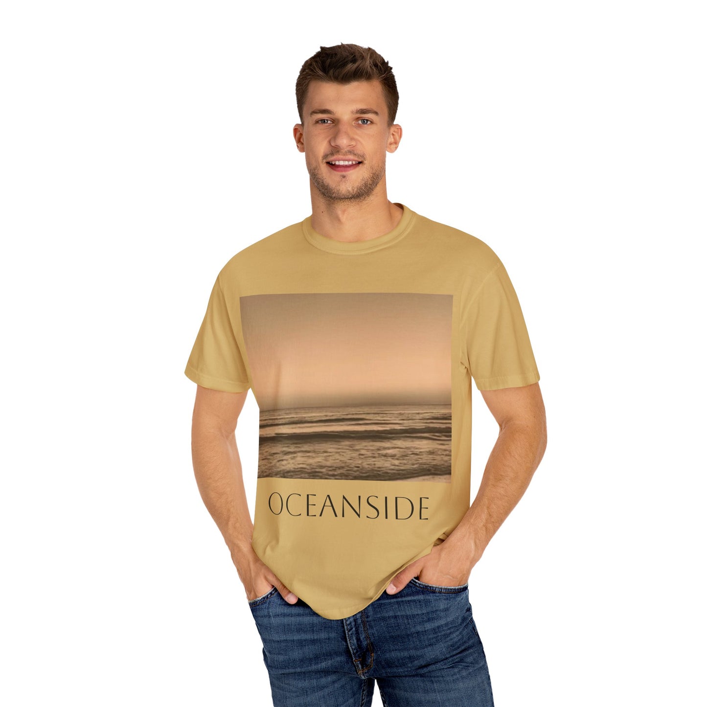 Oceanside-Unisex Garment-Dyed T-shirt