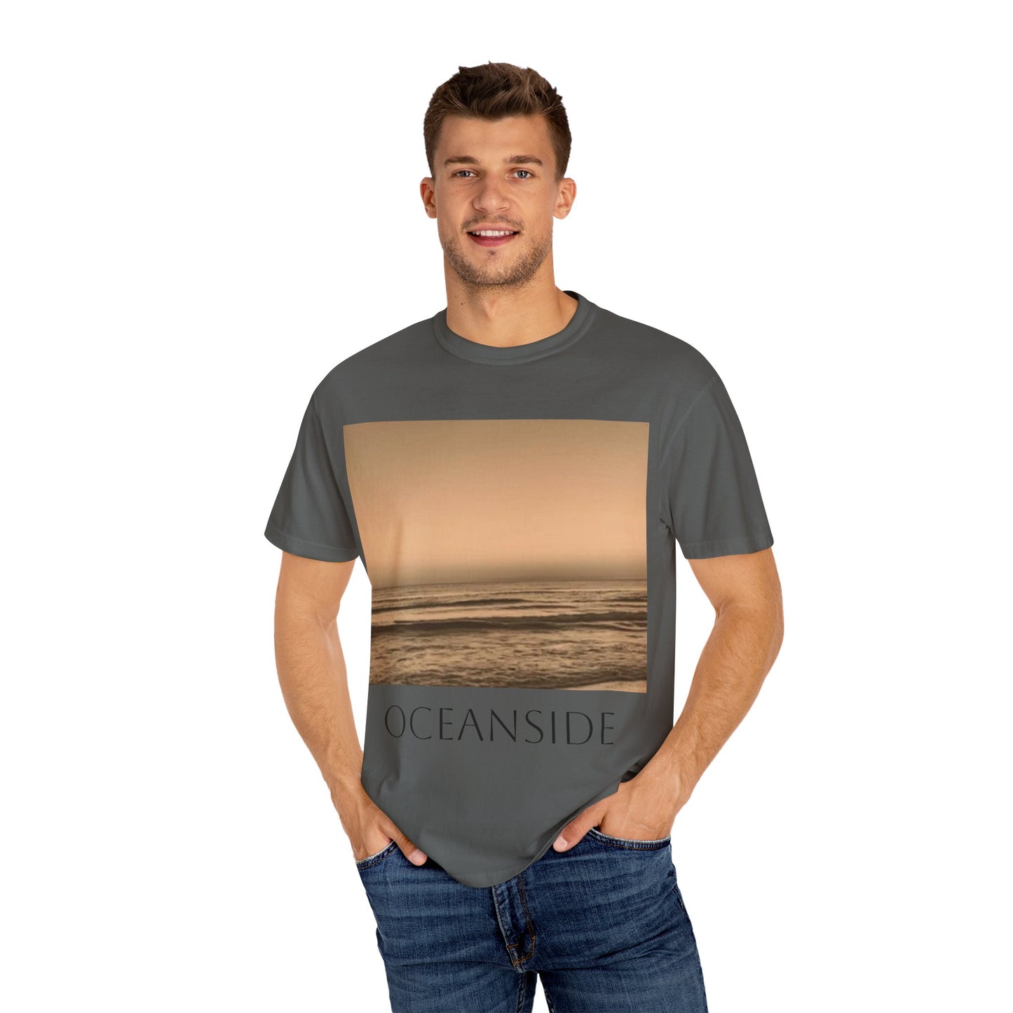 Oceanside-Unisex Garment-Dyed T-shirt