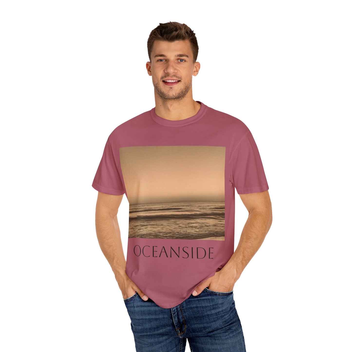 Oceanside-Unisex Garment-Dyed T-shirt