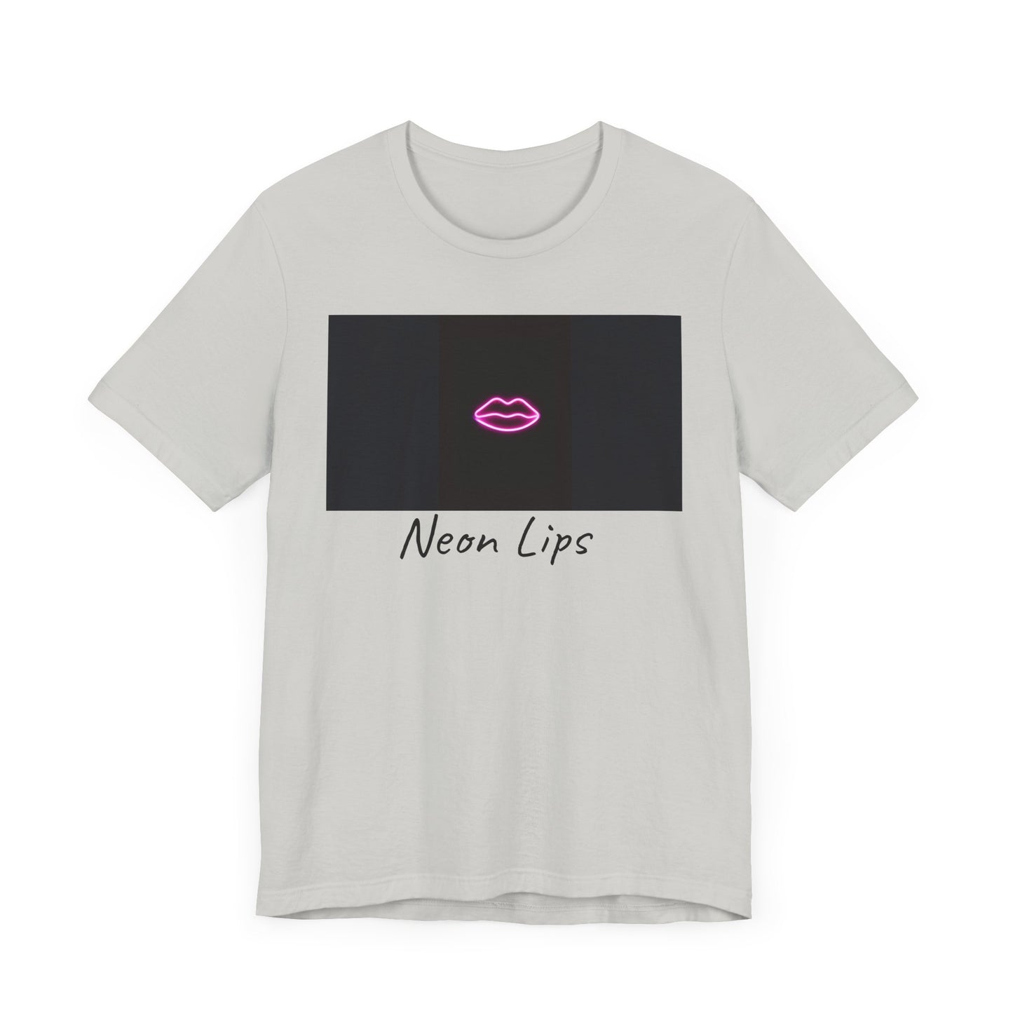 Neon Lips Unisex Jersey Short Sleeve Tee