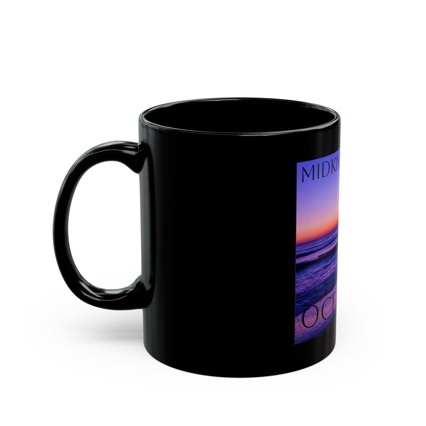 Oceanside- Black Mug (11oz, 15oz)
