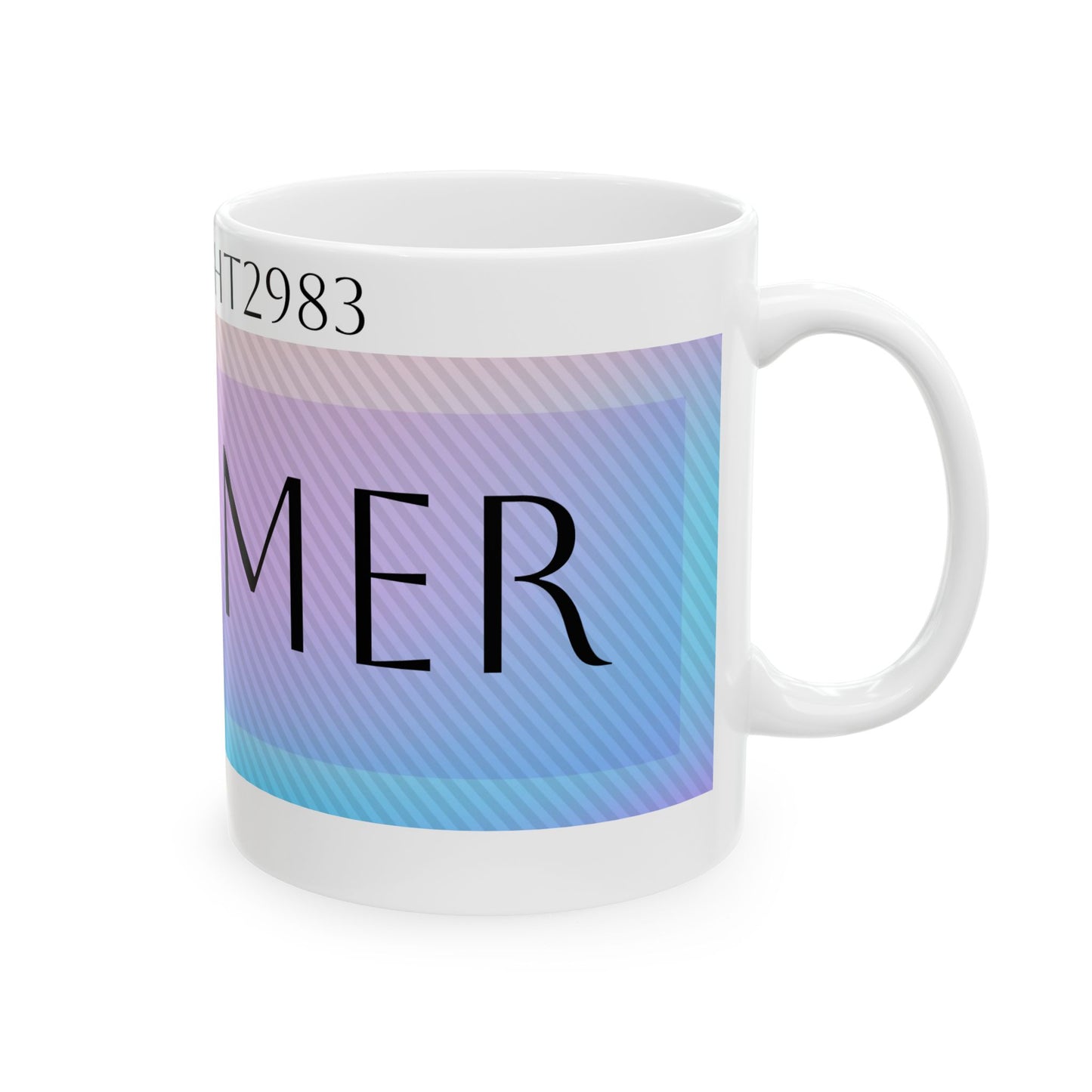 Glimmer (Abstract Web Banner) White Ceramic Mug, (11oz, 15oz)