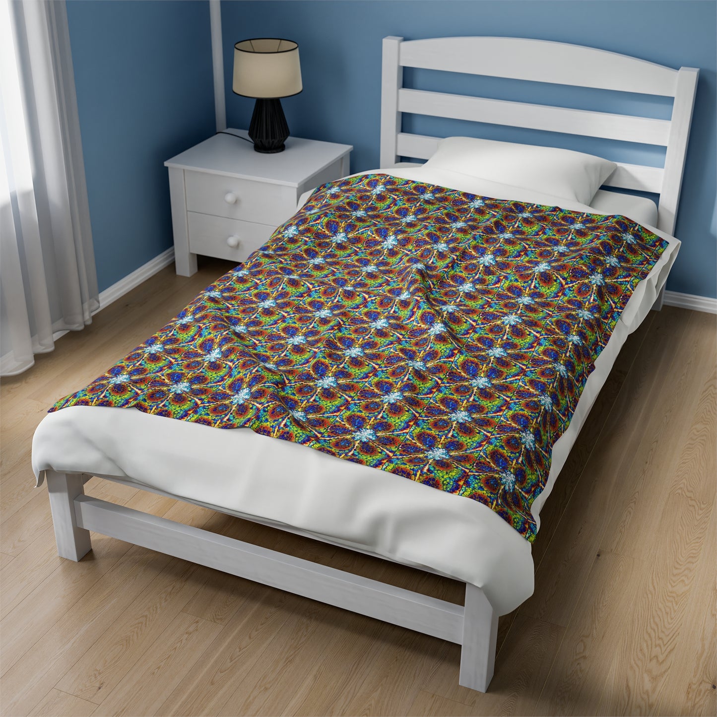 Kaleidoscope Sky-Velveteen Plush Blanket