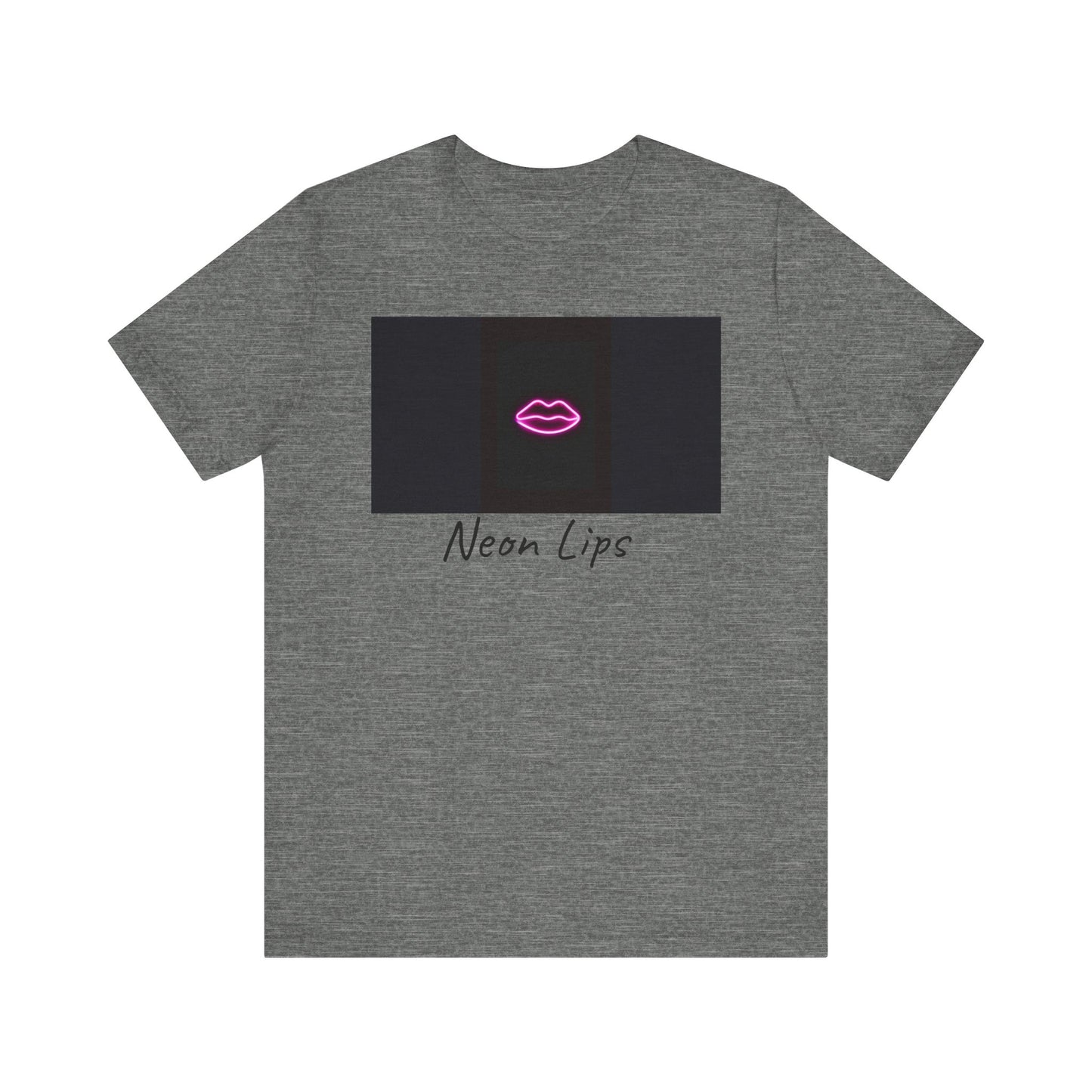 Neon Lips Unisex Jersey Short Sleeve Tee