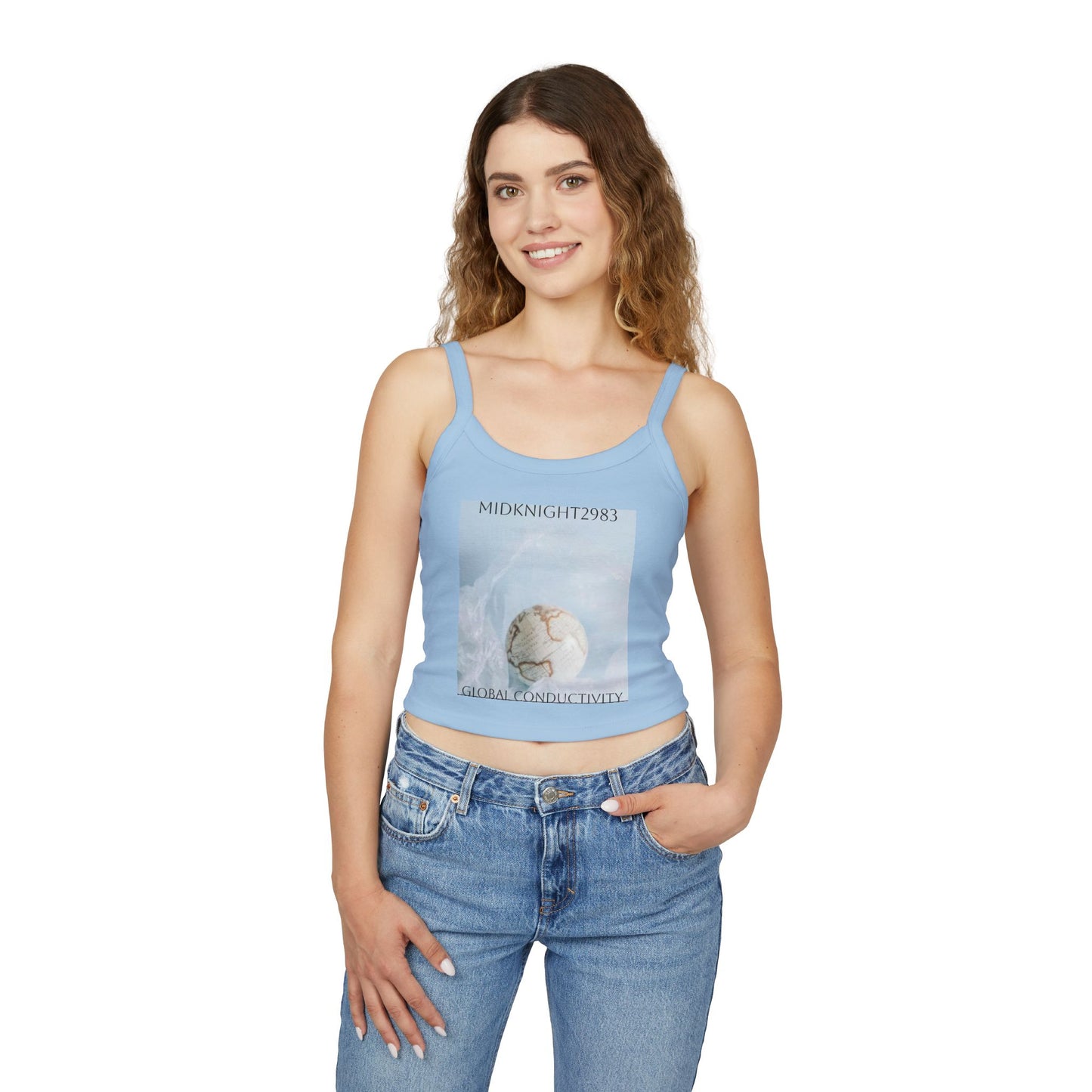 Global Conductivity- Women's Spaghetti Strap Tank Top