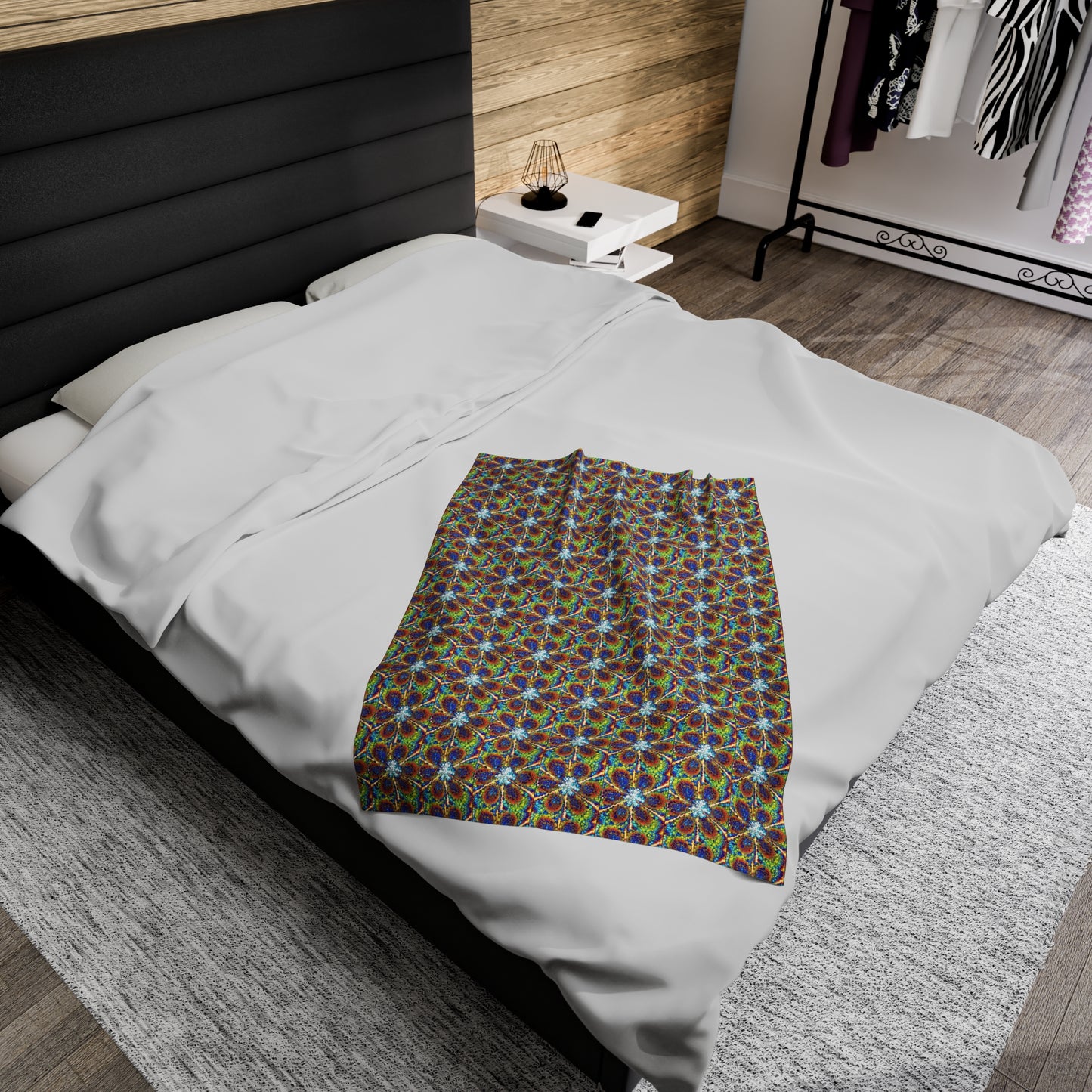 Kaleidoscope Sky-Velveteen Plush Blanket