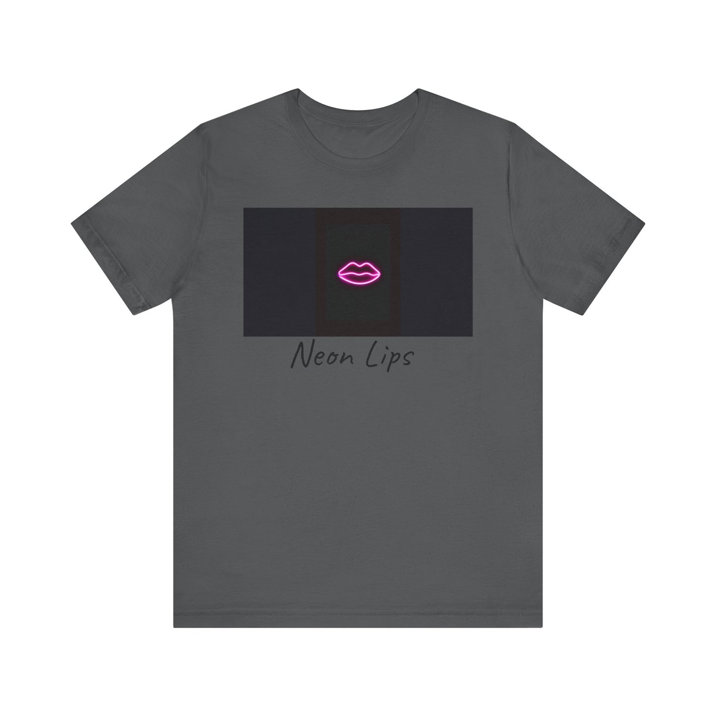 Neon Lips Unisex Jersey Short Sleeve Tee