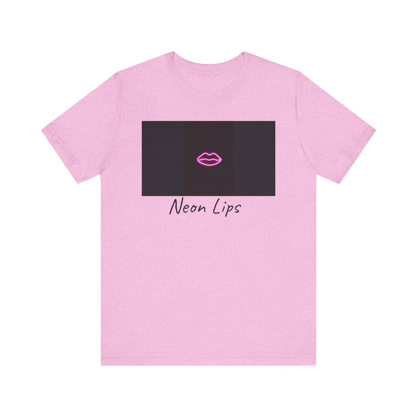 Neon Lips Unisex Jersey Short Sleeve Tee