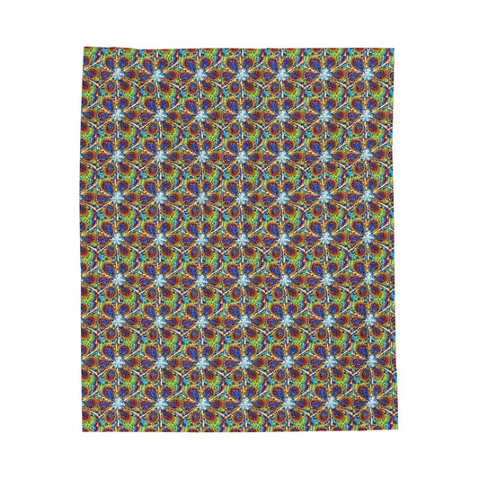 Kaleidoscope Sky-Velveteen Plush Blanket