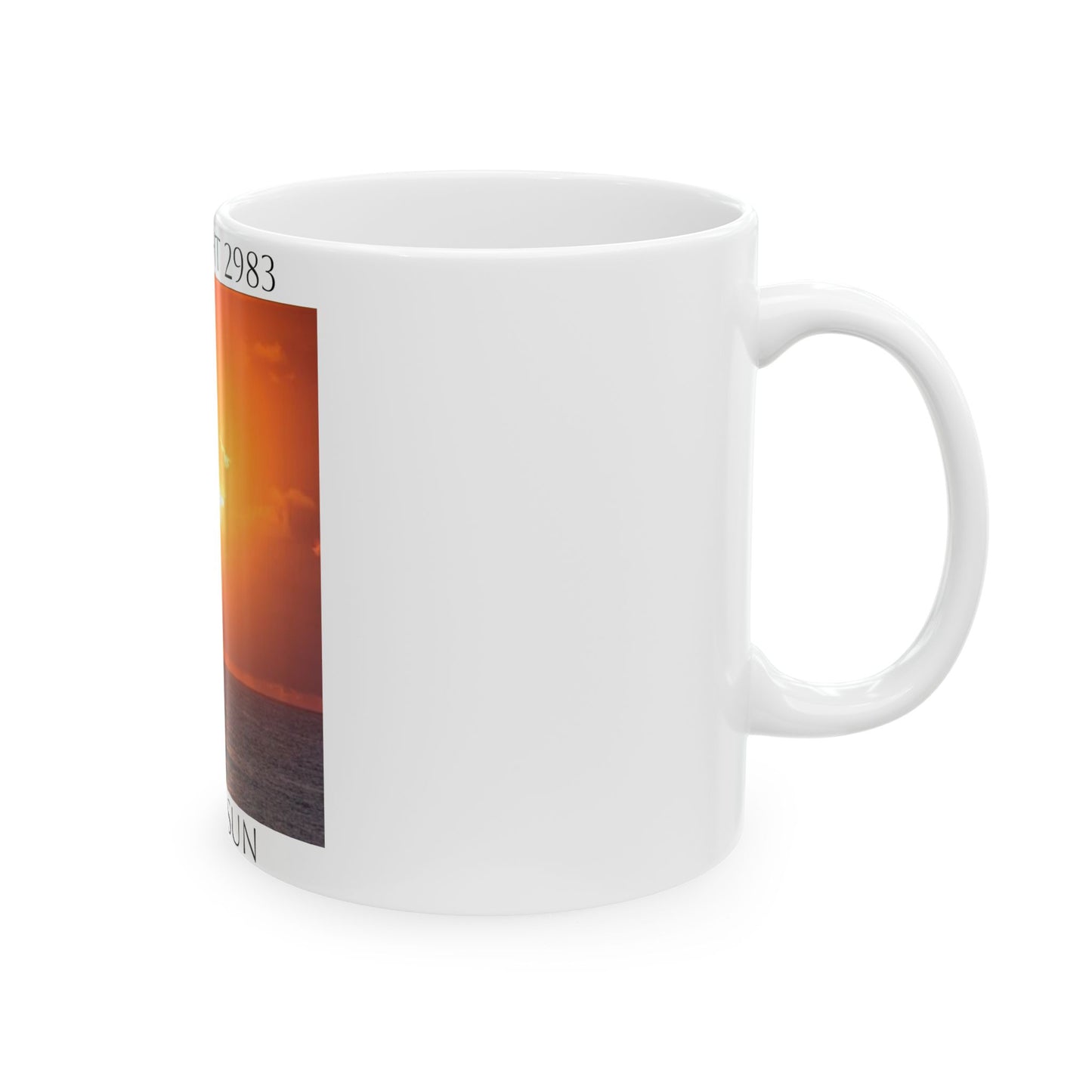 Of The Sun- White Ceramic Mug, (11oz, 15oz)