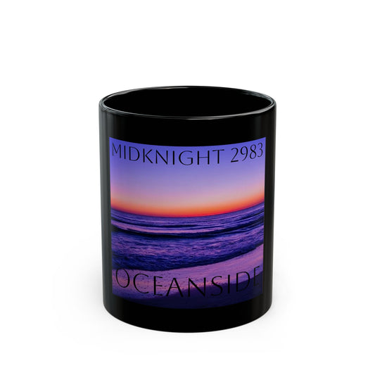 Oceanside- Black Mug (11oz, 15oz)