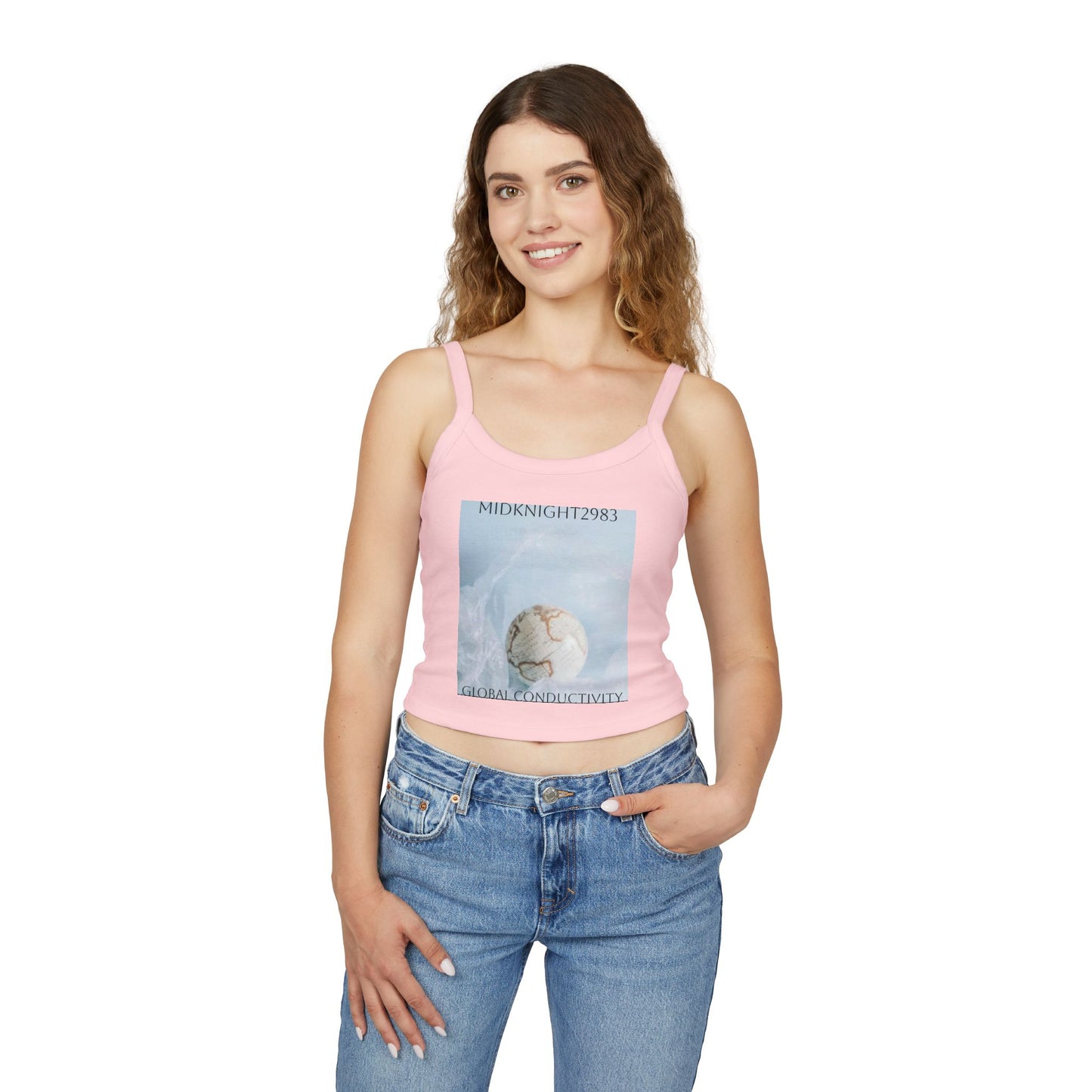 Global Conductivity- Women's Spaghetti Strap Tank Top