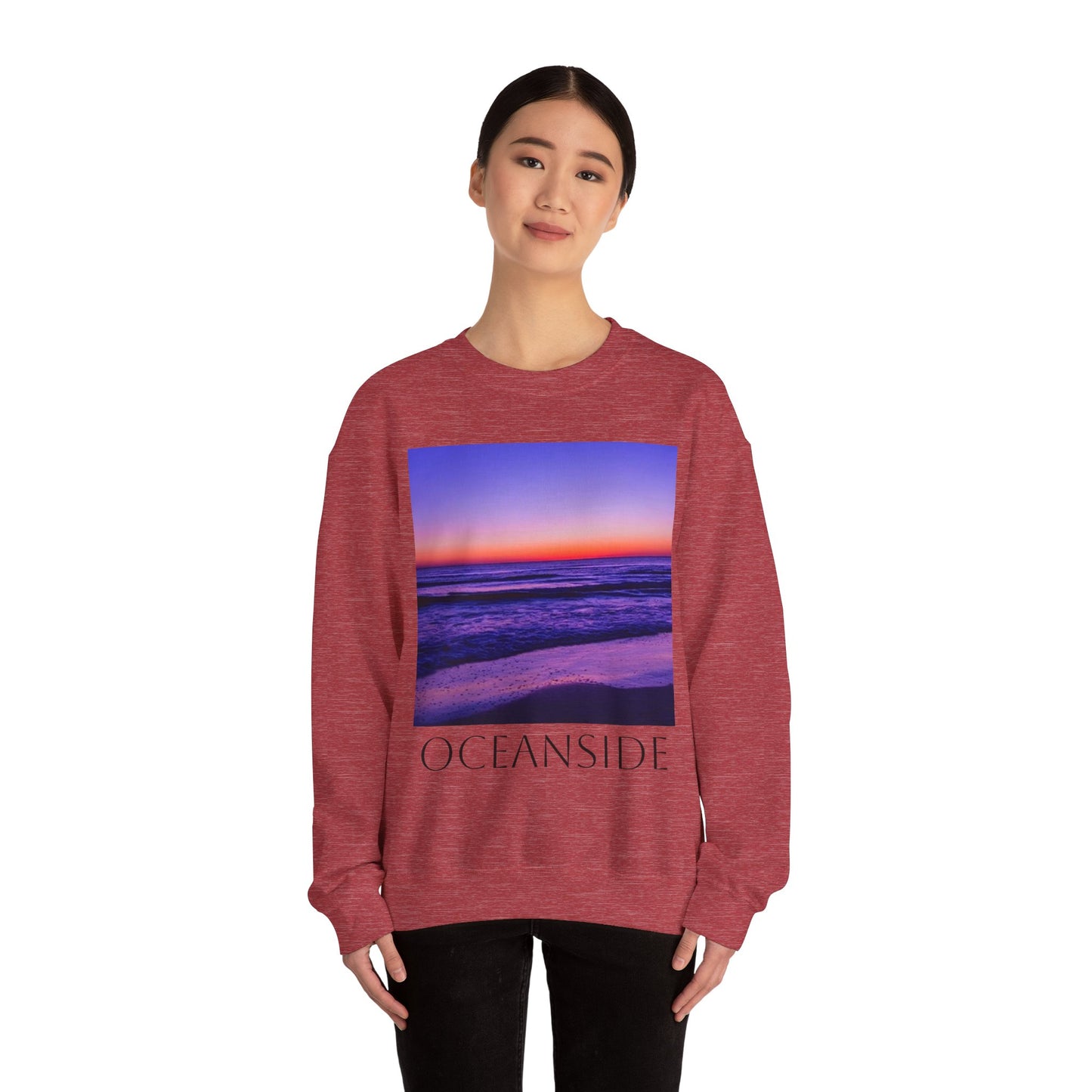 Oceanside- Unisex Heavy Blend™ Crewneck Sweatshirt