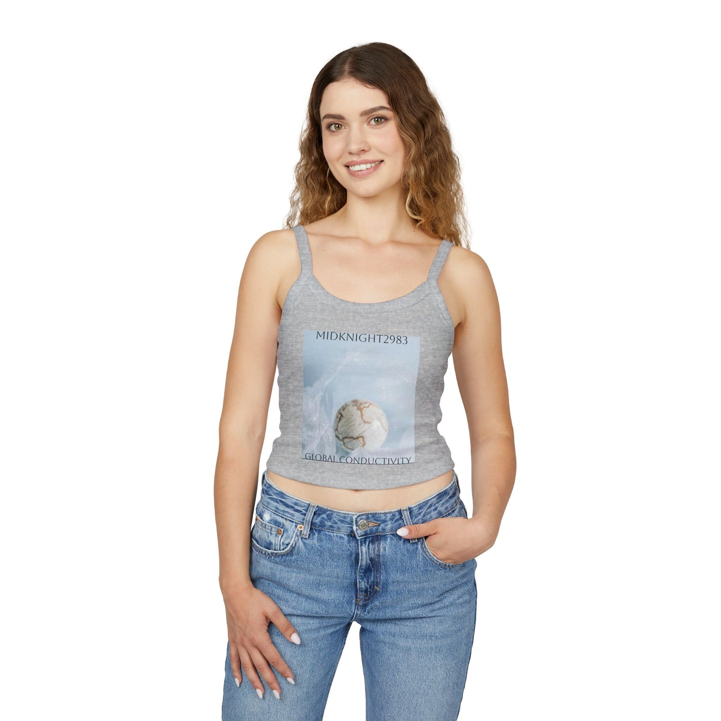 Global Conductivity- Women's Spaghetti Strap Tank Top