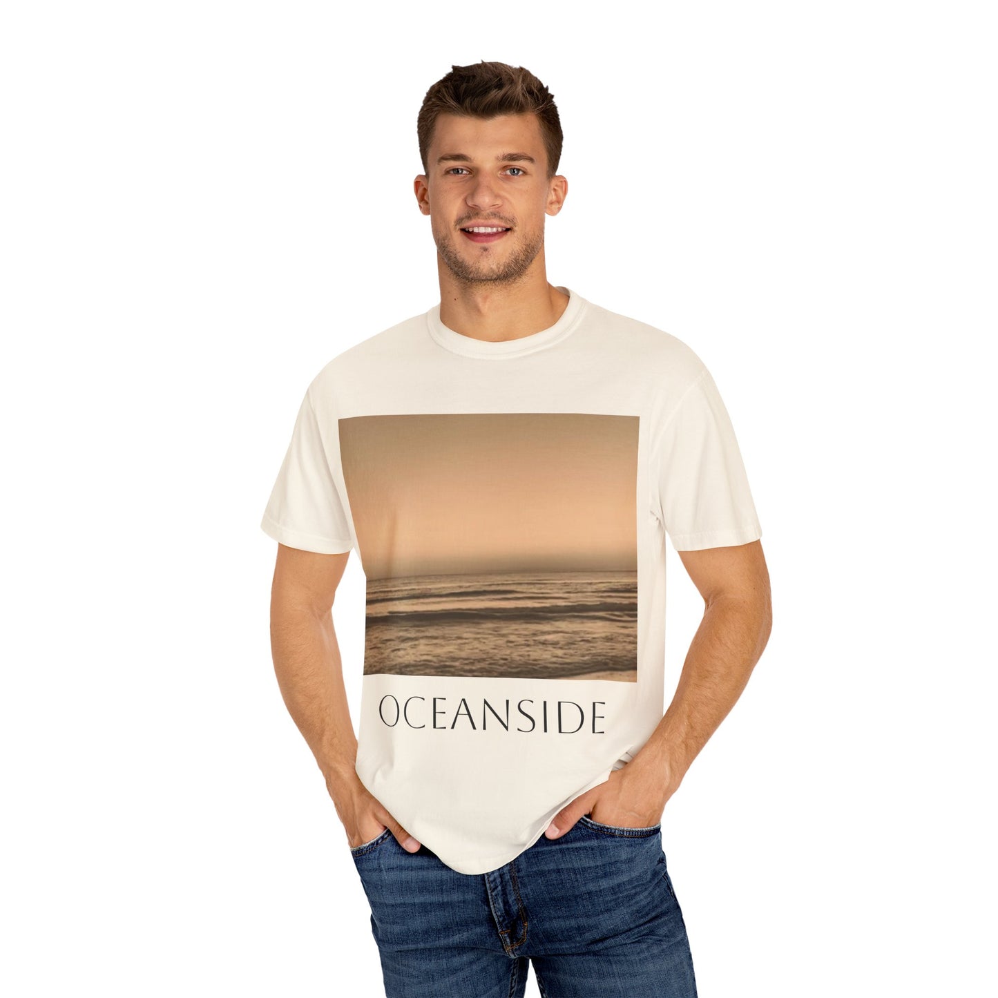 Oceanside-Unisex Garment-Dyed T-shirt