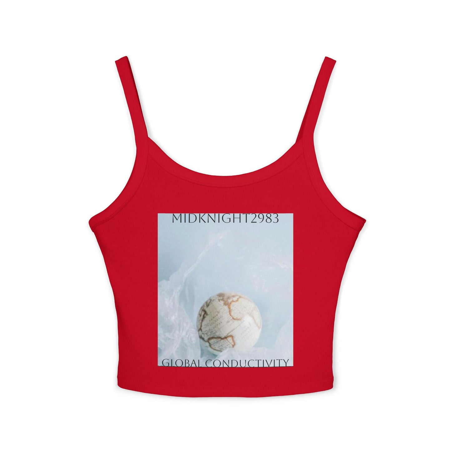 Global Conductivity- Women's Spaghetti Strap Tank Top